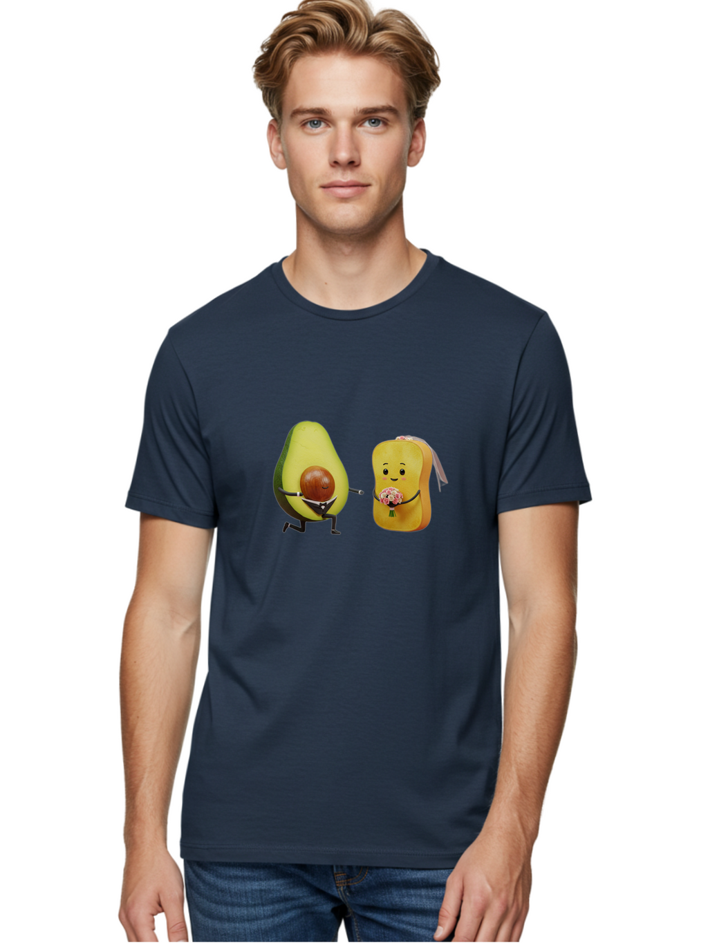Avocado-Toast-Couple-1 Men'S Graphic Tee, 100% Cotton, Comfortable Casual Summer Wear, Machine Washable, Vintage Camera, Old Camera, Antique Camera, Black Camera, Classic Photography, Photography Equipment, Nostalgic Device, Film Camera, Bah533