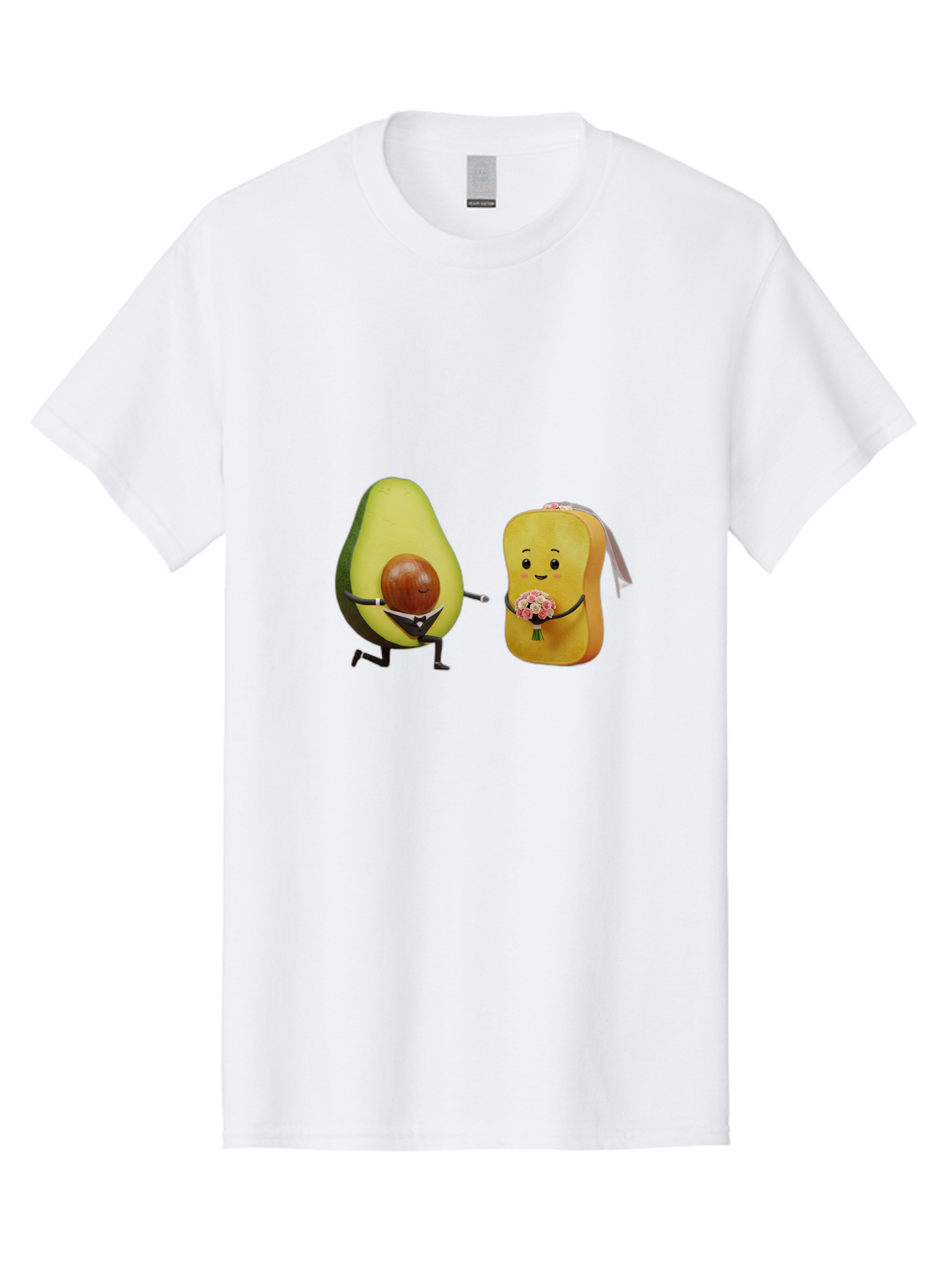 Avocado-Toast-Couple-1 Men'S Graphic Tee, 100% Cotton, Comfortable Casual Summer Wear, Machine Washable, Vintage Camera, Old Camera, Antique Camera, Black Camera, Classic Photography, Photography Equipment, Nostalgic Device, Film Camera, Bah533