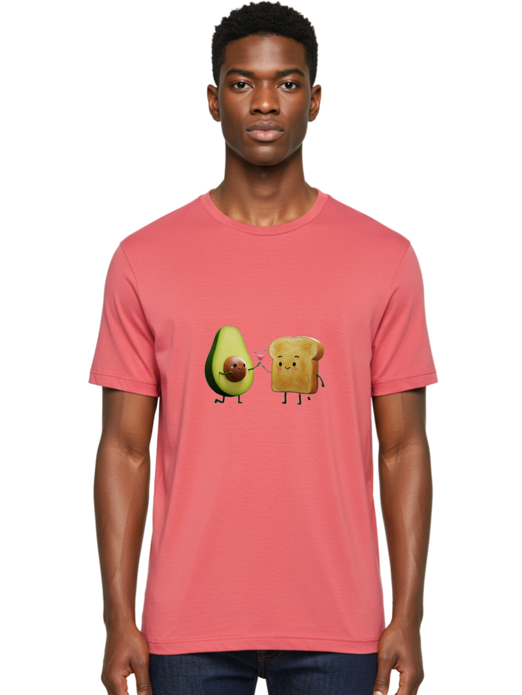 Avocado-Toast-Couple-2 Men'S Graphic Tee, 100% Cotton, Comfortable Casual Summer Wear, Machine Washable, Vintage Camera, Old Camera, Antique Camera, Black Camera, Classic Photography, Photography Equipment, Nostalgic Device, Film Camera, Bah534