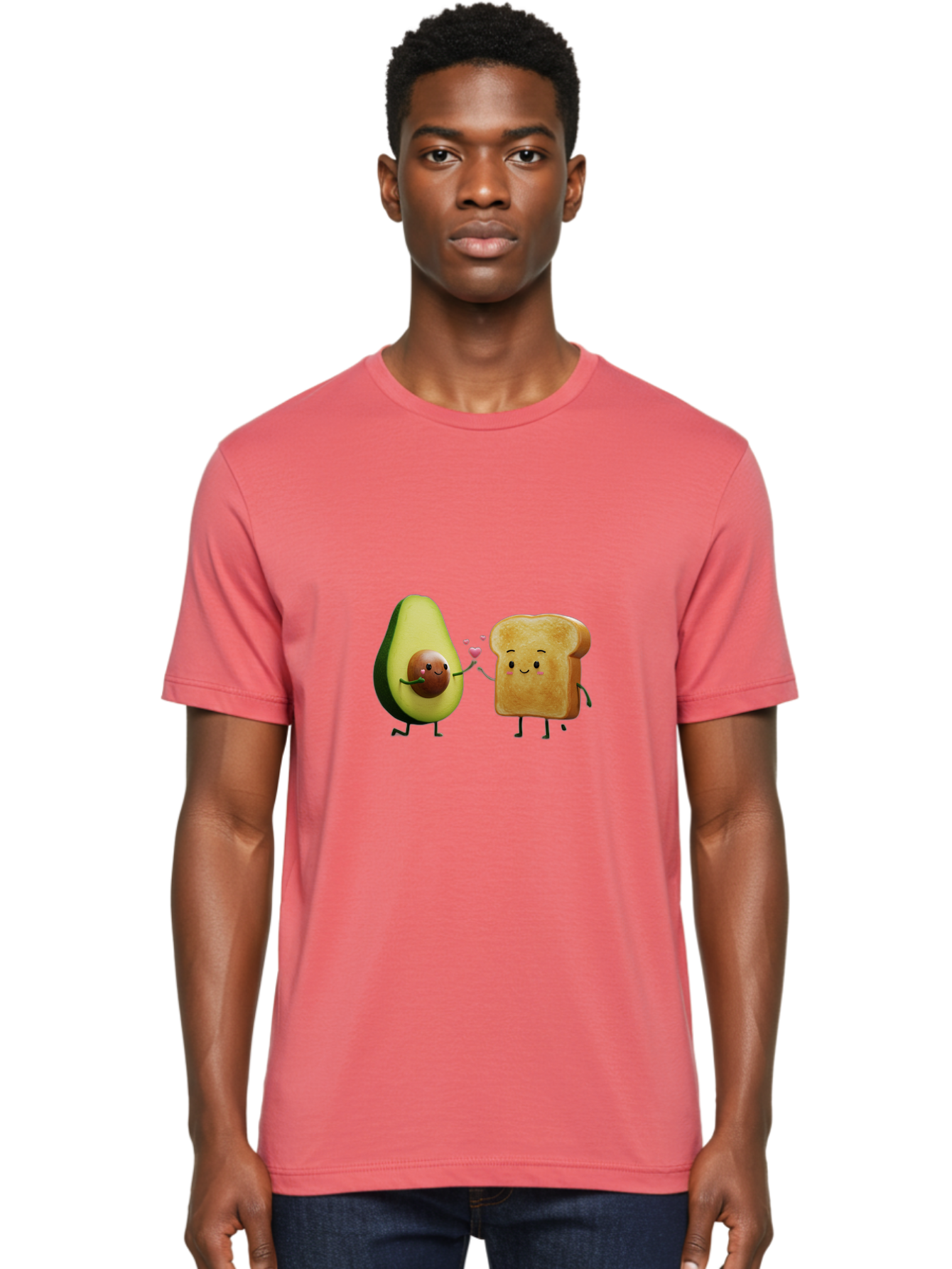 Avocado-Toast-Couple-2 Men'S Graphic Tee, 100% Cotton, Comfortable Casual Summer Wear, Machine Washable, Vintage Camera, Old Camera, Antique Camera, Black Camera, Classic Photography, Photography Equipment, Nostalgic Device, Film Camera, Bah534