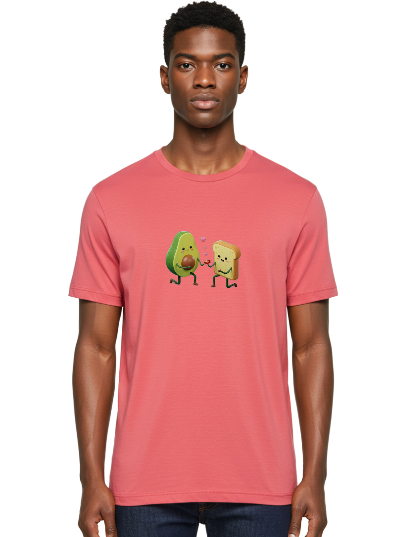 Avocado-Toast-Couple-3 Men'S Graphic Tee, 100% Cotton, Comfortable Casual Summer Wear, Machine Washable, Vintage Camera, Old Camera, Antique Camera, Black Camera, Classic Photography, Photography Equipment, Nostalgic Device, Film Camera, Bah535