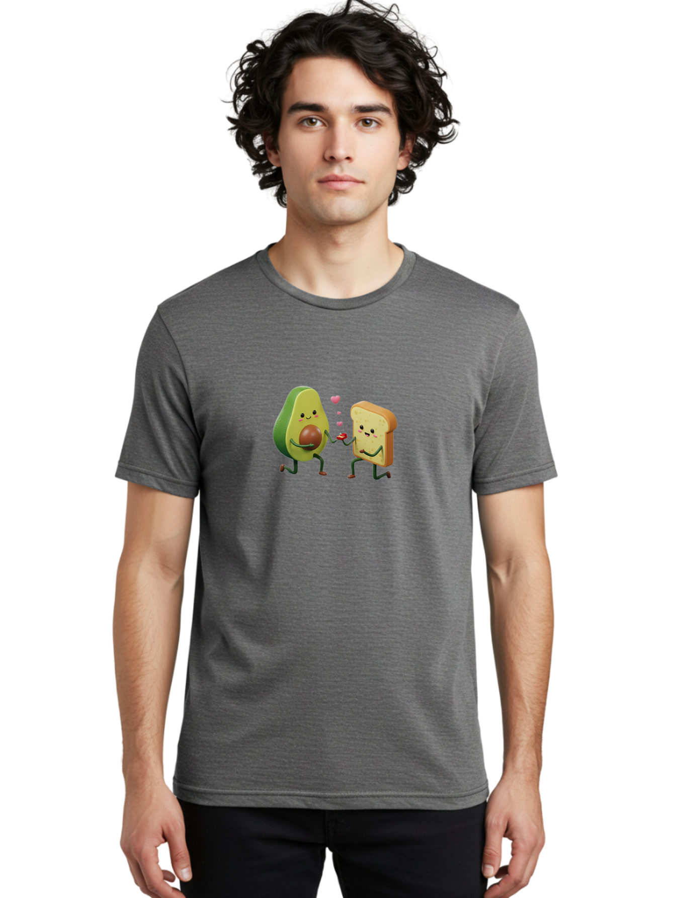 Avocado-Toast-Couple-3 Men'S Graphic Tee, 100% Cotton, Comfortable Casual Summer Wear, Machine Washable, Vintage Camera, Old Camera, Antique Camera, Black Camera, Classic Photography, Photography Equipment, Nostalgic Device, Film Camera, Bah535