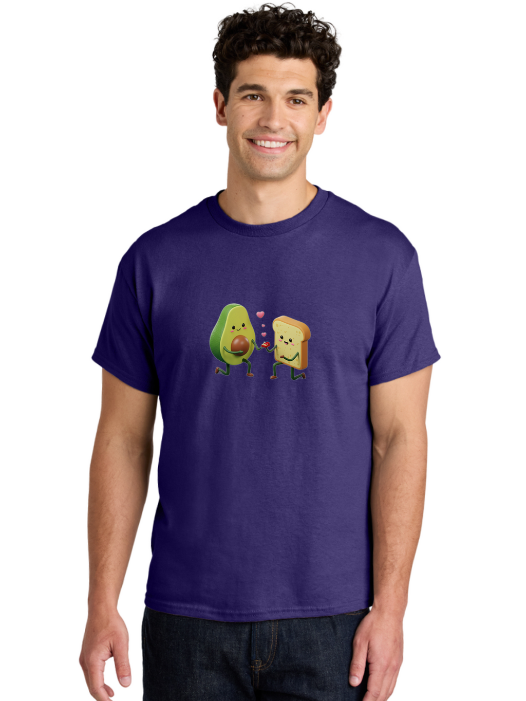 Avocado-Toast-Couple-3 Men'S Graphic Tee, 100% Cotton, Comfortable Casual Summer Wear, Machine Washable, Vintage Camera, Old Camera, Antique Camera, Black Camera, Classic Photography, Photography Equipment, Nostalgic Device, Film Camera, Bah535