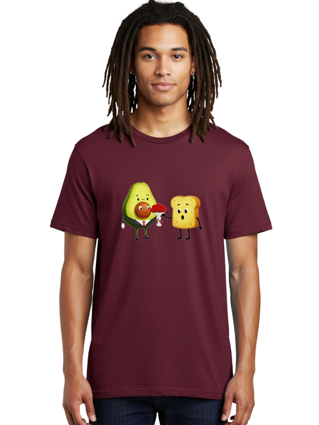 Avocado-Toast-Couple-4 Men'S Graphic Tee, 100% Cotton, Comfortable Casual Summer Wear, Machine Washable, Vintage Camera, Old Camera, Antique Camera, Black Camera, Classic Photography, Photography Equipment, Nostalgic Device, Film Camera, Bah536