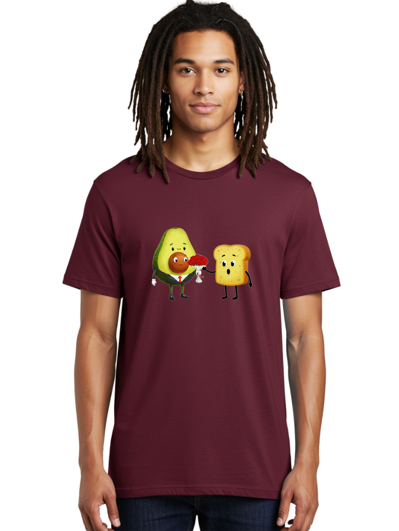Avocado-Toast-Couple-4 Men'S Graphic Tee, 100% Cotton, Comfortable Casual Summer Wear, Machine Washable, Vintage Camera, Old Camera, Antique Camera, Black Camera, Classic Photography, Photography Equipment, Nostalgic Device, Film Camera, Bah536