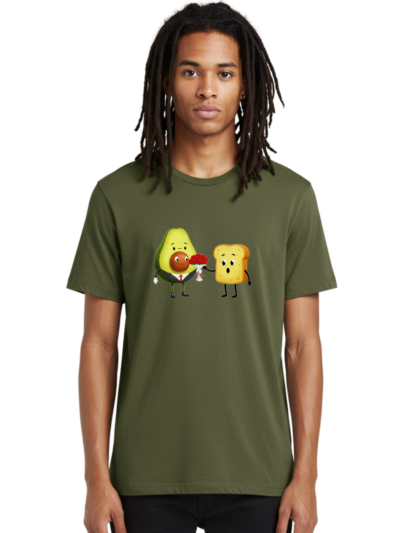 Avocado-Toast-Couple-4 Men'S Graphic Tee, 100% Cotton, Comfortable Casual Summer Wear, Machine Washable, Vintage Camera, Old Camera, Antique Camera, Black Camera, Classic Photography, Photography Equipment, Nostalgic Device, Film Camera, Bah536