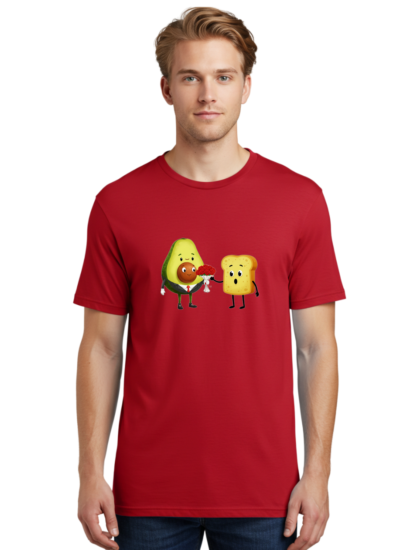 Avocado-Toast-Couple-4 Men'S Graphic Tee, 100% Cotton, Comfortable Casual Summer Wear, Machine Washable, Vintage Camera, Old Camera, Antique Camera, Black Camera, Classic Photography, Photography Equipment, Nostalgic Device, Film Camera, Bah536