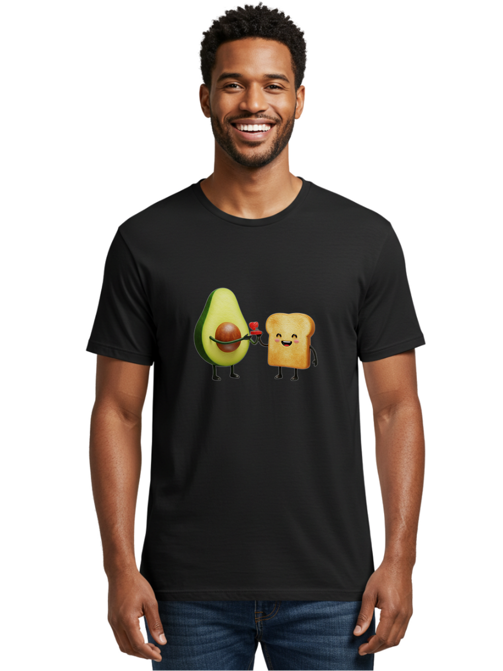 Avocado-Toast-Couple Men'S Graphic Tee, 100% Cotton, Comfortable Casual Summer Wear, Machine Washable, Vintage Camera, Old Camera, Antique Camera, Black Camera, Classic Photography, Photography Equipment, Nostalgic Device, Film Camera, Bah537