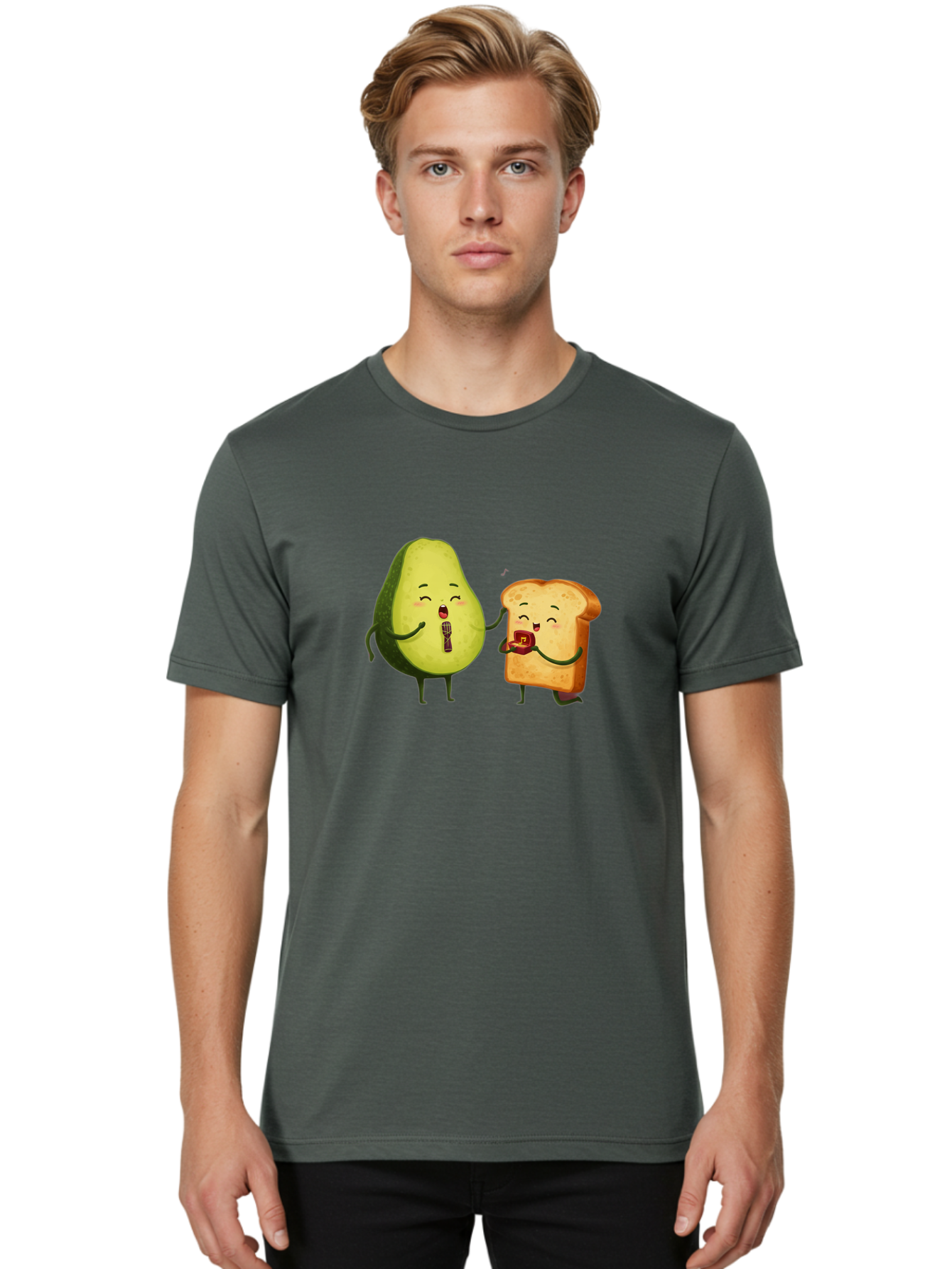 Avocado-Toast-Duo Men'S Graphic Tee, 100% Cotton, Comfortable Casual Summer Wear, Machine Washable, Vintage Camera, Old Camera, Antique Camera, Black Camera, Classic Photography, Photography Equipment, Nostalgic Device, Film Camera, Camera Art Bah538