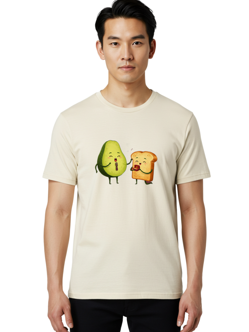 Avocado-Toast-Duo Men'S Graphic Tee, 100% Cotton, Comfortable Casual Summer Wear, Machine Washable, Vintage Camera, Old Camera, Antique Camera, Black Camera, Classic Photography, Photography Equipment, Nostalgic Device, Film Camera, Camera Art Bah538