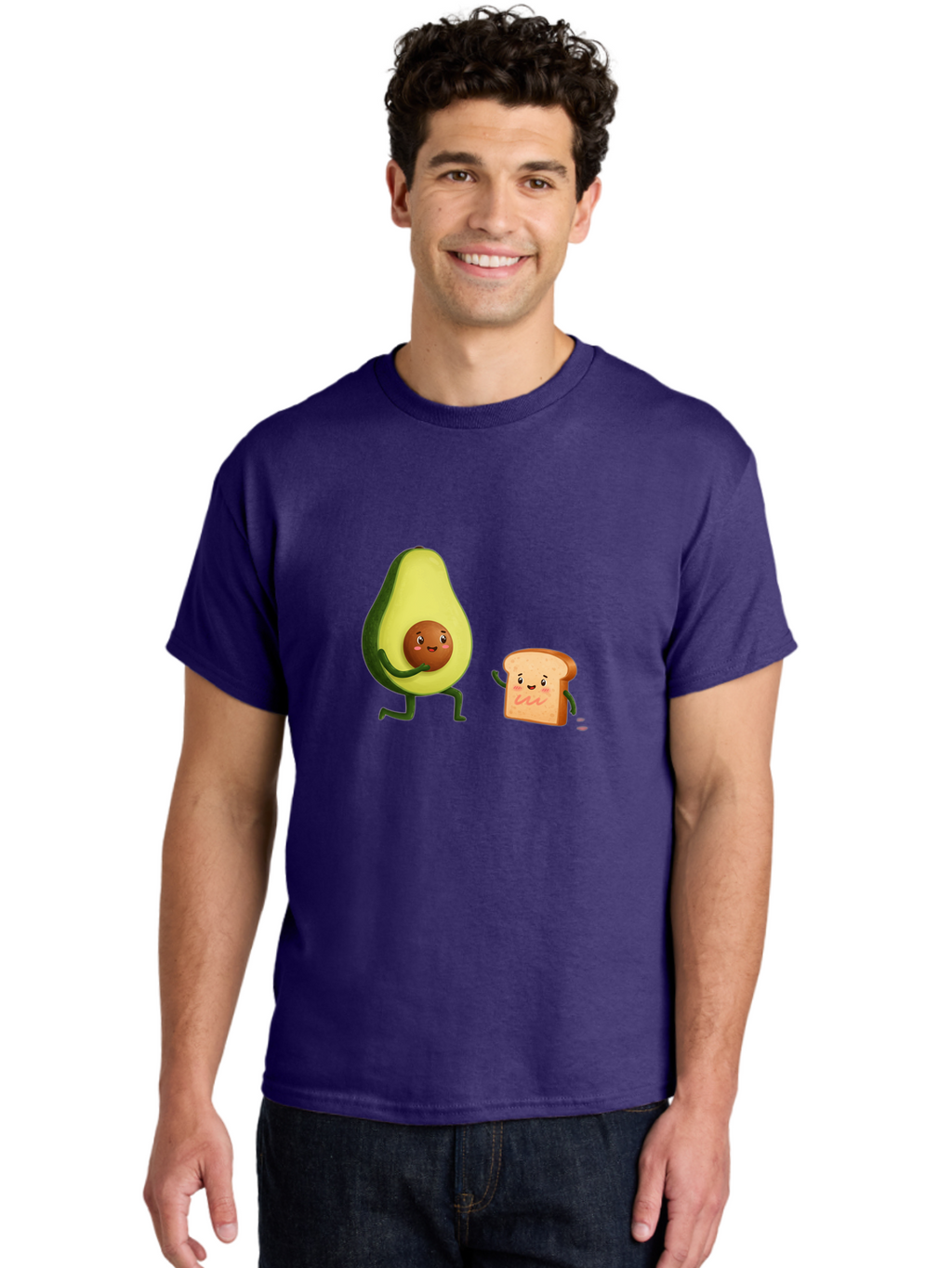 Avocado-Toast-Friends-1 Men'S Graphic Tee, 100% Cotton, Comfortable Casual Summer Wear, Machine Washable, Vintage Camera, Old Camera, Antique Camera, Black Camera, Classic Photography, Photography Equipment, Nostalgic Device, Film Camera, Bah539