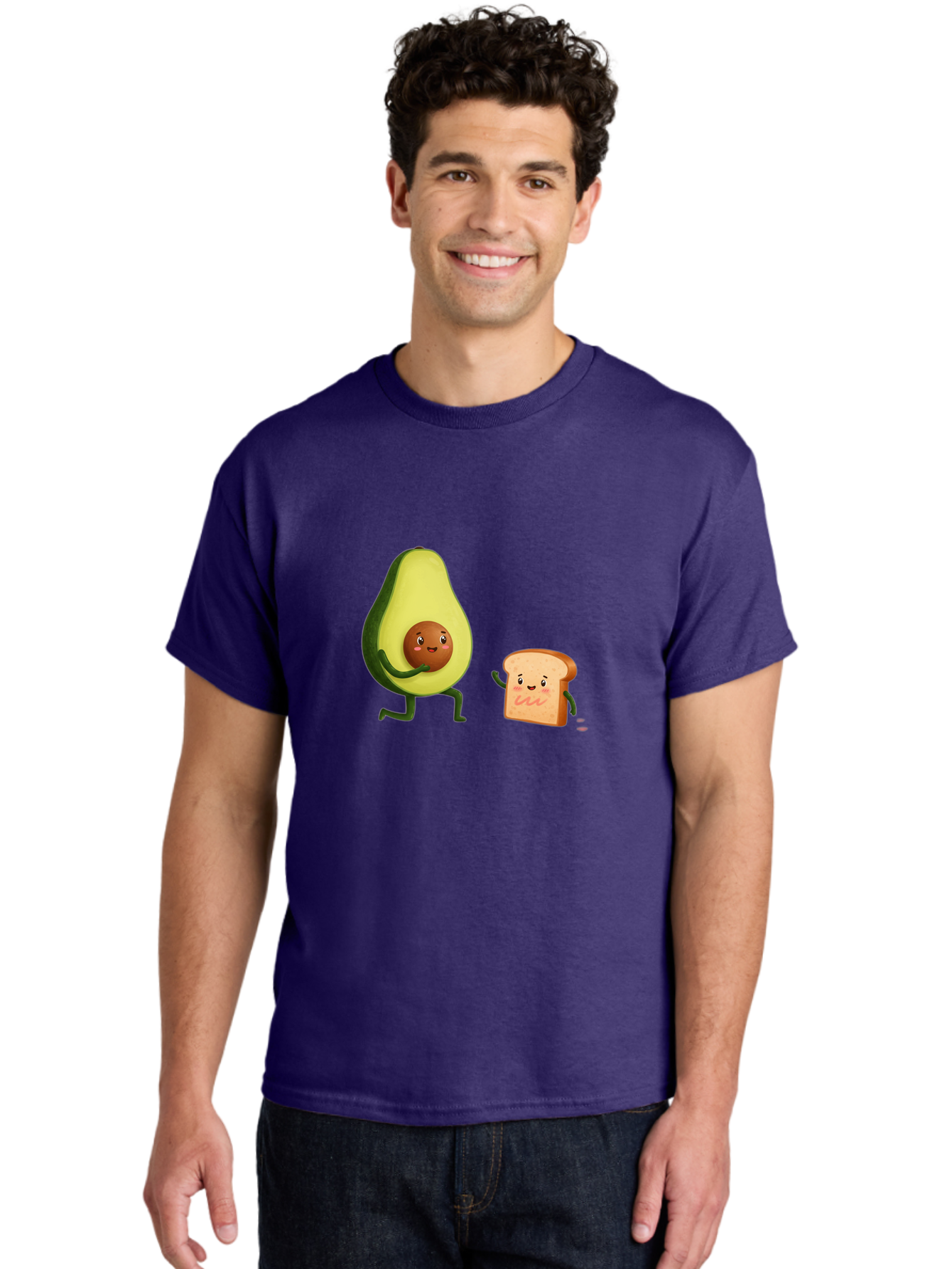 Avocado-Toast-Friends-1 Men'S Graphic Tee, 100% Cotton, Comfortable Casual Summer Wear, Machine Washable, Vintage Camera, Old Camera, Antique Camera, Black Camera, Classic Photography, Photography Equipment, Nostalgic Device, Film Camera, Bah539