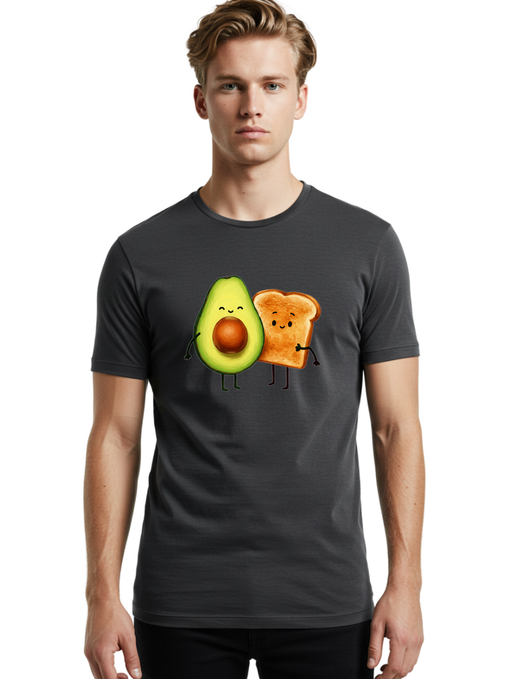Avocado-Toast-Friends Men'S Graphic Tee, 100% Cotton, Comfortable Casual Summer Wear, Machine Washable, Vintage Camera, Old Camera, Antique Camera, Black Camera, Classic Photography, Photography Equipment, Nostalgic Device, Film Camera, Bah540