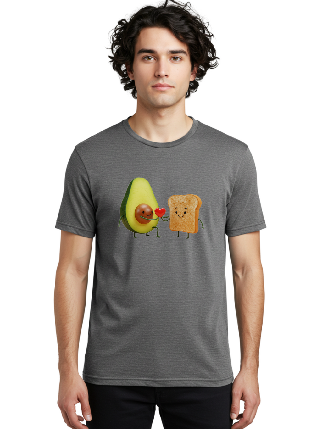 Avocado-Toast-Love-1 Men'S Graphic Tee, 100% Cotton, Comfortable Casual Summer Wear, Machine Washable, Vintage Camera, Old Camera, Antique Camera, Black Camera, Classic Photography, Photography Equipment, Nostalgic Device, Film Camera, Bah541