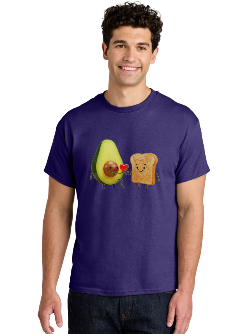 Avocado-Toast-Love-1 Men'S Graphic Tee, 100% Cotton, Comfortable Casual Summer Wear, Machine Washable, Vintage Camera, Old Camera, Antique Camera, Black Camera, Classic Photography, Photography Equipment, Nostalgic Device, Film Camera, Bah541