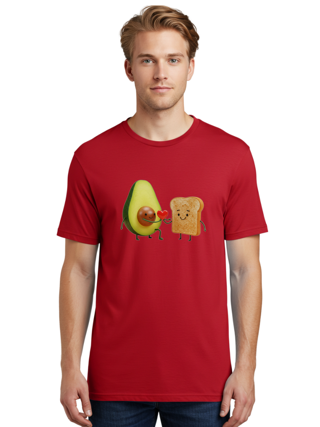 Avocado-Toast-Love-1 Men'S Graphic Tee, 100% Cotton, Comfortable Casual Summer Wear, Machine Washable, Vintage Camera, Old Camera, Antique Camera, Black Camera, Classic Photography, Photography Equipment, Nostalgic Device, Film Camera, Bah541