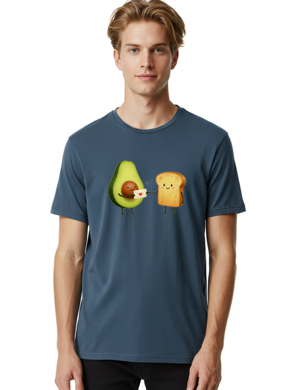 Avocado-Toast-Love-2 Men'S Graphic Tee, 100% Cotton, Comfortable Casual Summer Wear, Machine Washable, Vintage Camera, Old Camera, Antique Camera, Black Camera, Classic Photography, Photography Equipment, Nostalgic Device, Film Camera, Bah542
