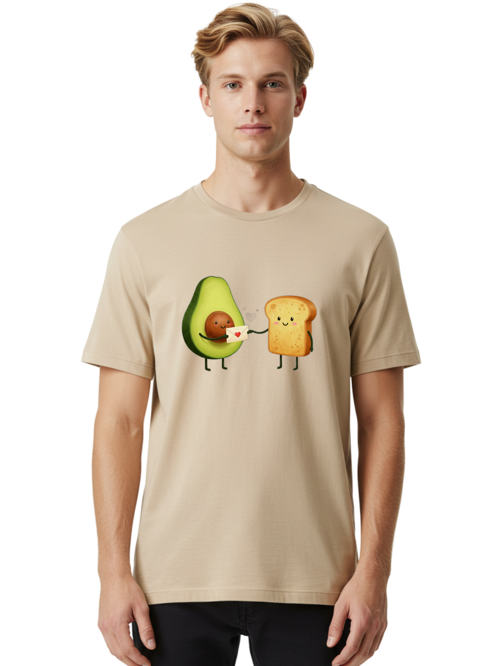 Avocado-Toast-Love-2 Men'S Graphic Tee, 100% Cotton, Comfortable Casual Summer Wear, Machine Washable, Vintage Camera, Old Camera, Antique Camera, Black Camera, Classic Photography, Photography Equipment, Nostalgic Device, Film Camera, Bah542