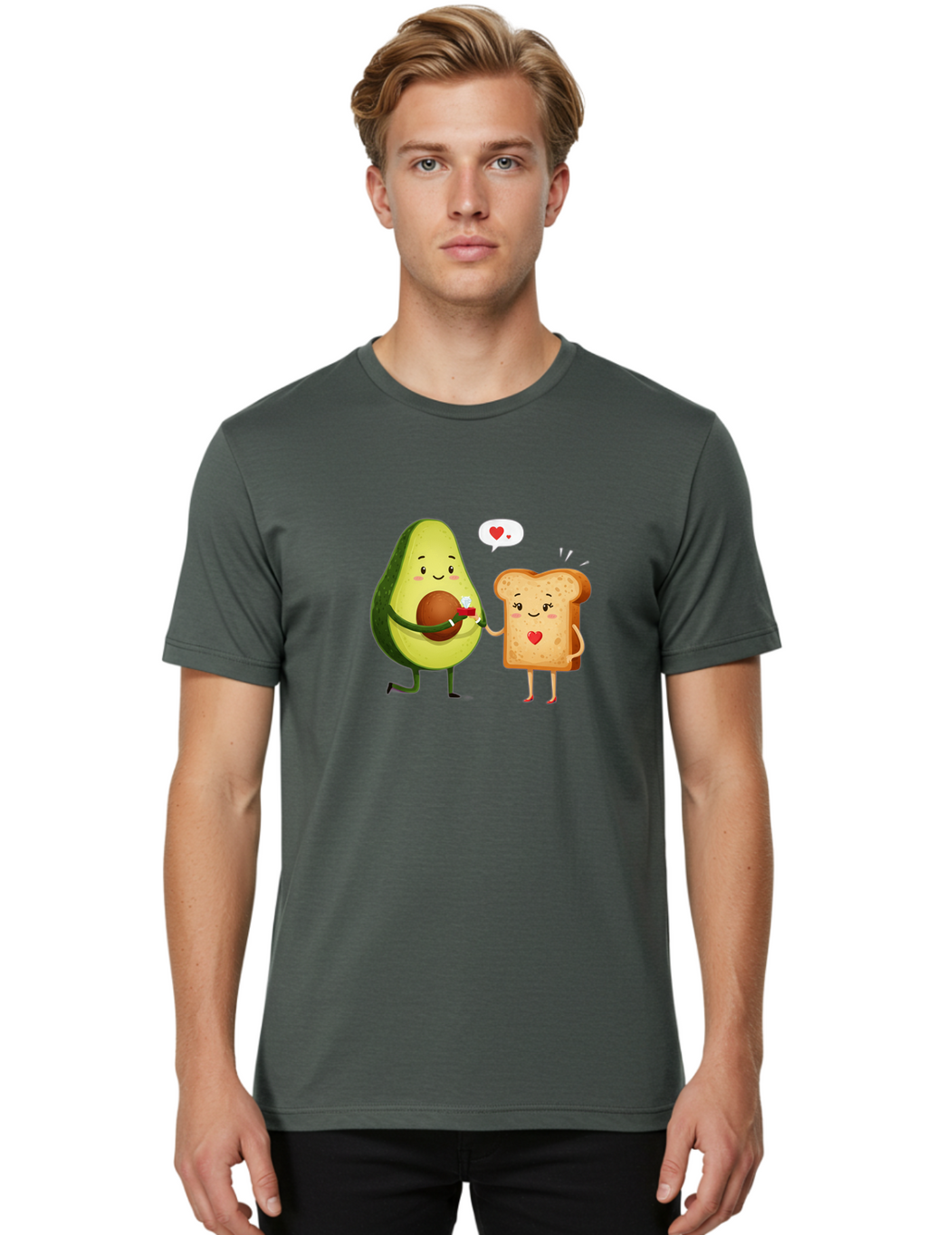 Avocado-Toast-Love Men'S Graphic Tee, 100% Cotton, Comfortable Casual Summer Wear, Machine Washable, Vintage Camera, Old Camera, Antique Camera, Black Camera, Classic Photography, Photography Equipment, Nostalgic Device, Film Camera, Bah543
