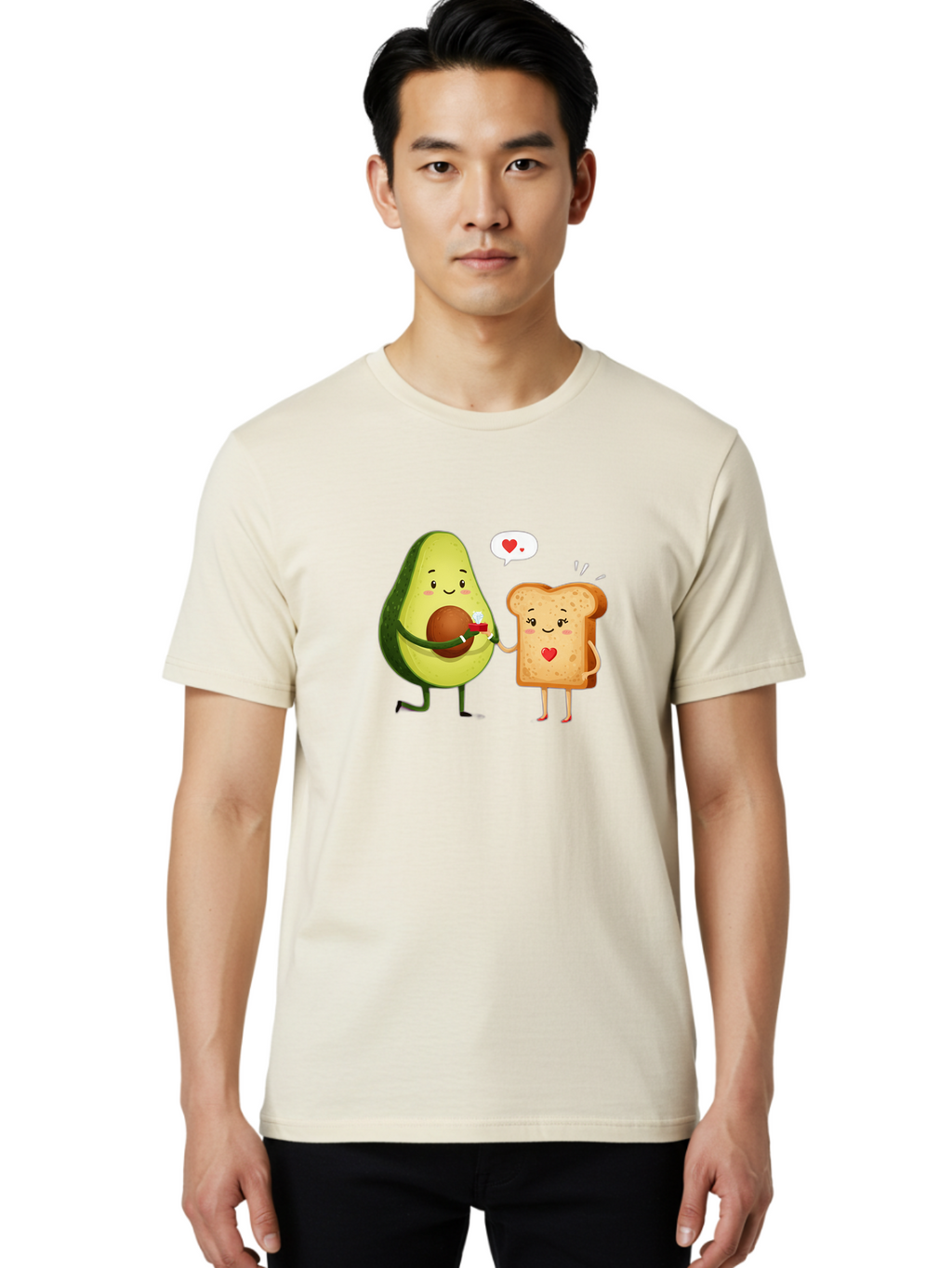 Avocado-Toast-Love Men'S Graphic Tee, 100% Cotton, Comfortable Casual Summer Wear, Machine Washable, Vintage Camera, Old Camera, Antique Camera, Black Camera, Classic Photography, Photography Equipment, Nostalgic Device, Film Camera, Bah543