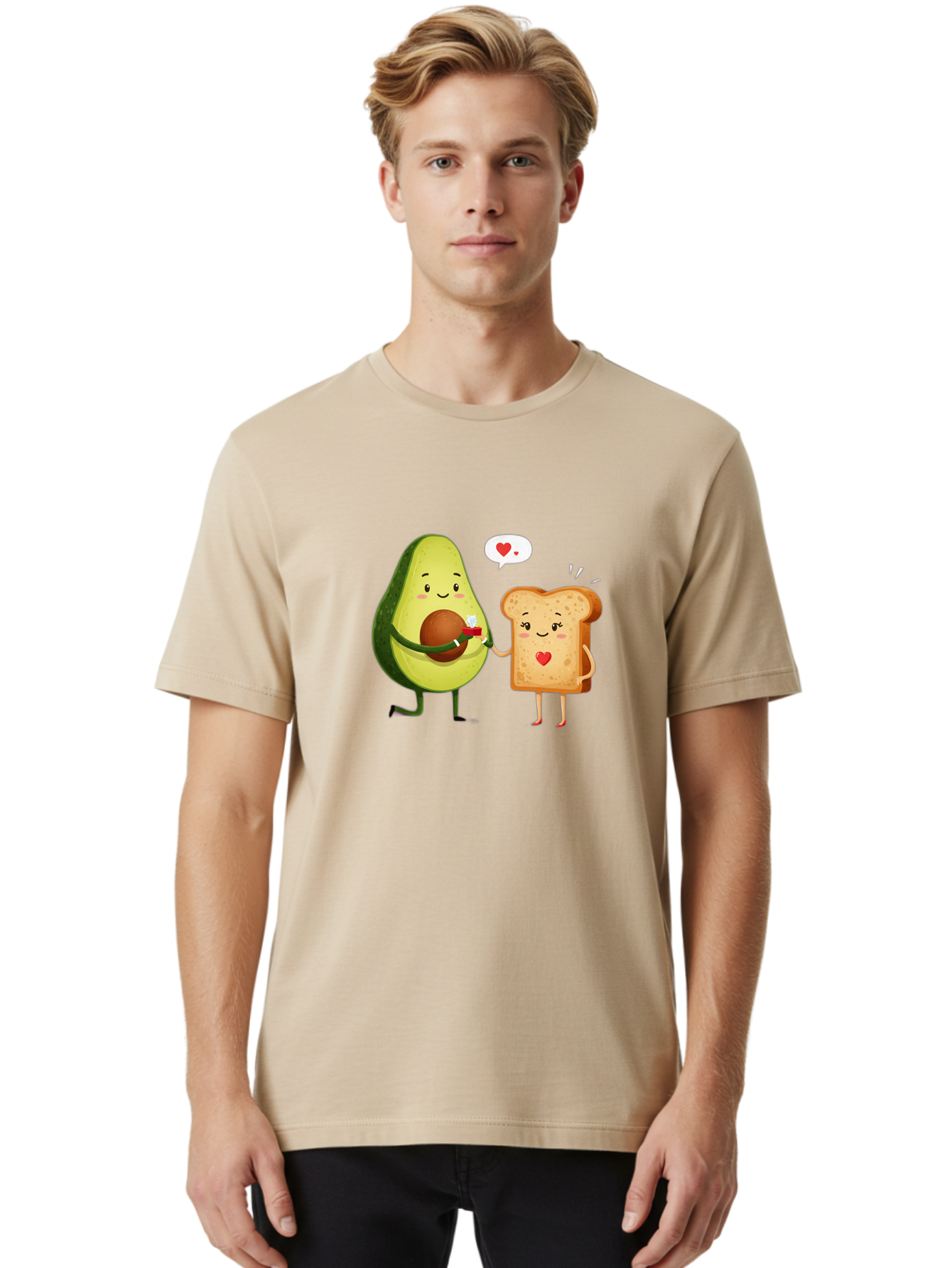 Avocado-Toast-Love Men'S Graphic Tee, 100% Cotton, Comfortable Casual Summer Wear, Machine Washable, Vintage Camera, Old Camera, Antique Camera, Black Camera, Classic Photography, Photography Equipment, Nostalgic Device, Film Camera, Bah543