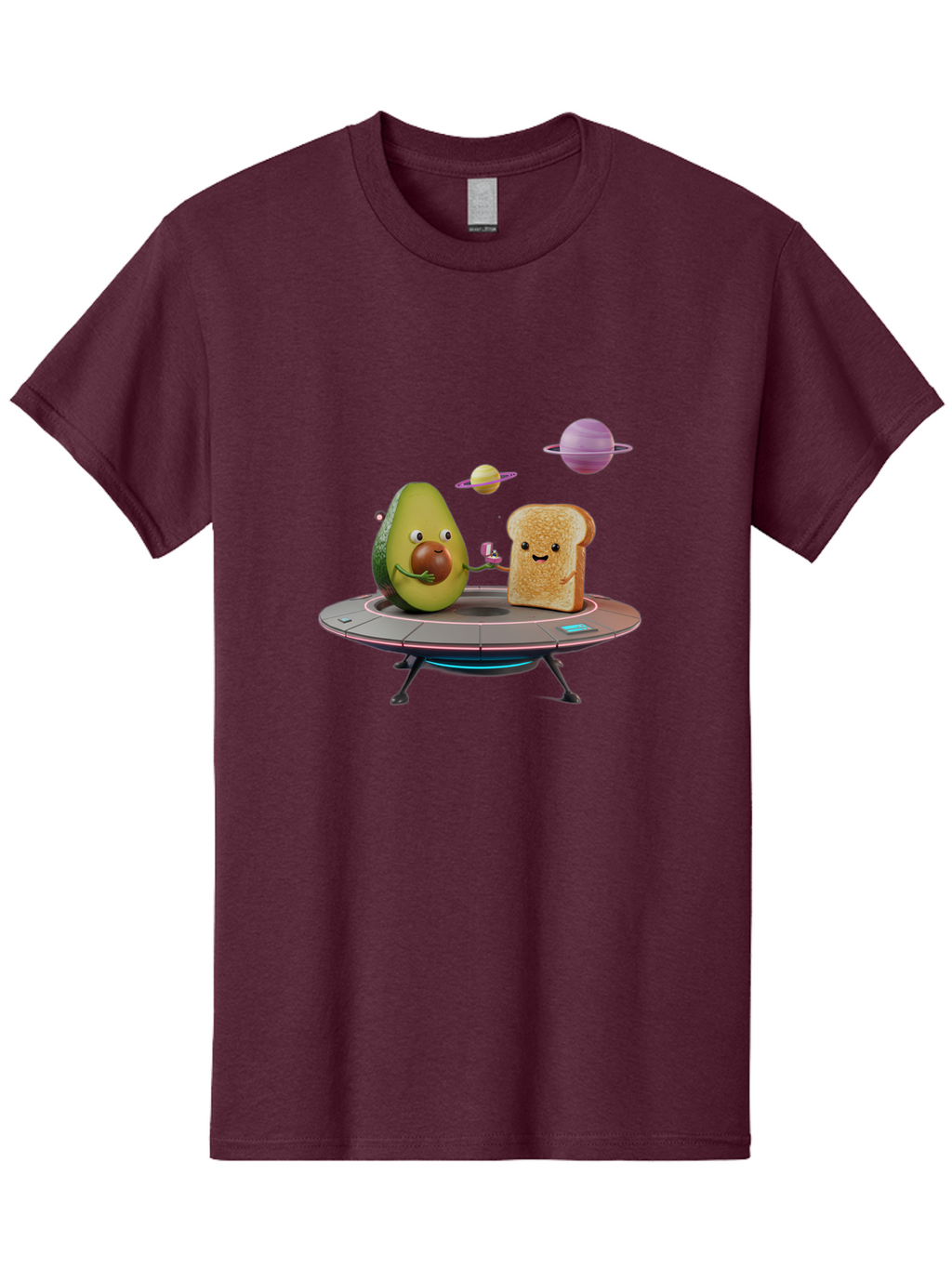 Avocado-Toast-Spacecraft Men'S Graphic Tee, 100% Cotton, Comfortable Casual Summer Wear, Machine Washable, Vintage Camera, Old Camera, Antique Camera, Black Camera, Classic Photography, Photography Equipment, Nostalgic Device, Film Camera, Bah546