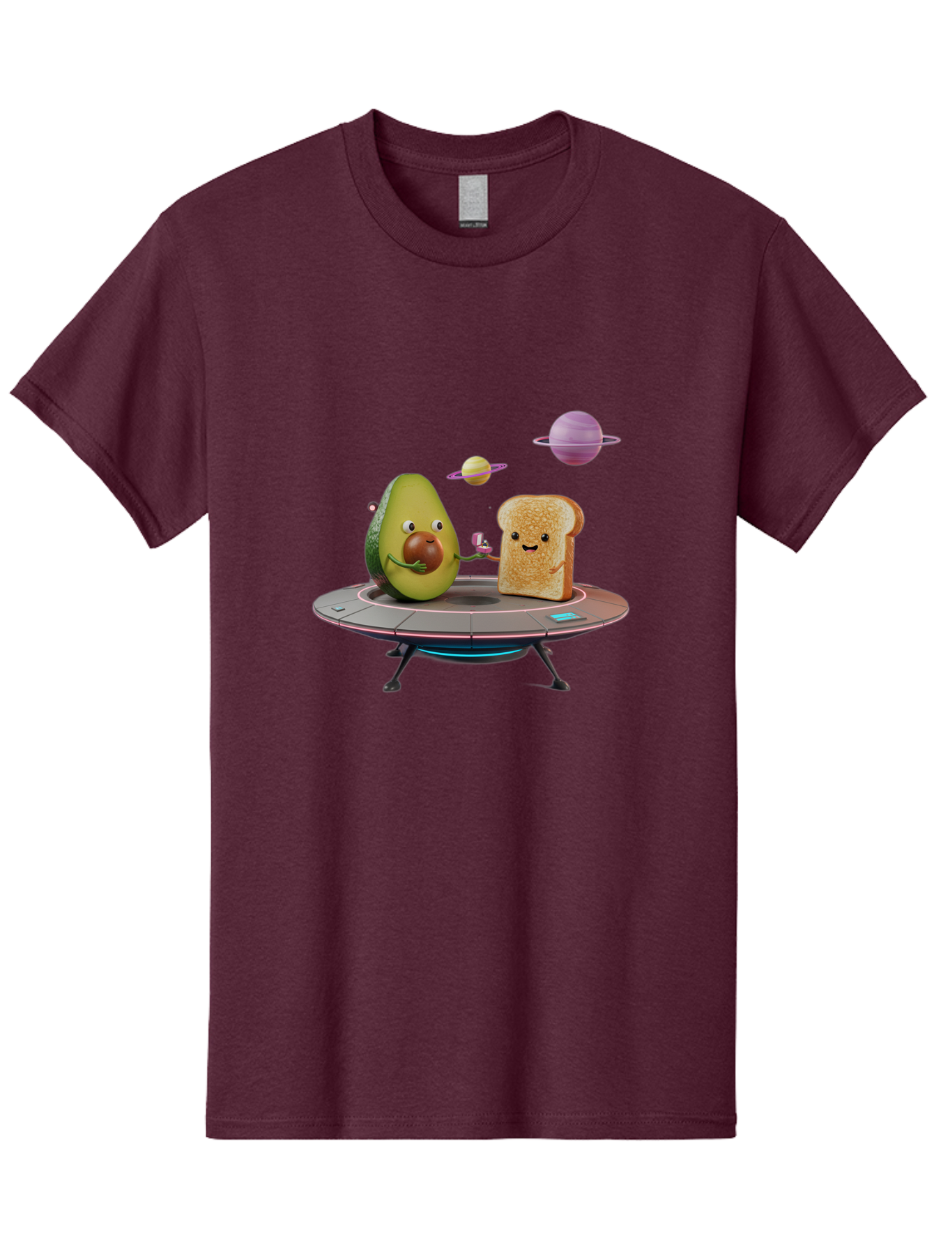 Avocado-Toast-Spacecraft Men'S Graphic Tee, 100% Cotton, Comfortable Casual Summer Wear, Machine Washable, Vintage Camera, Old Camera, Antique Camera, Black Camera, Classic Photography, Photography Equipment, Nostalgic Device, Film Camera, Bah546