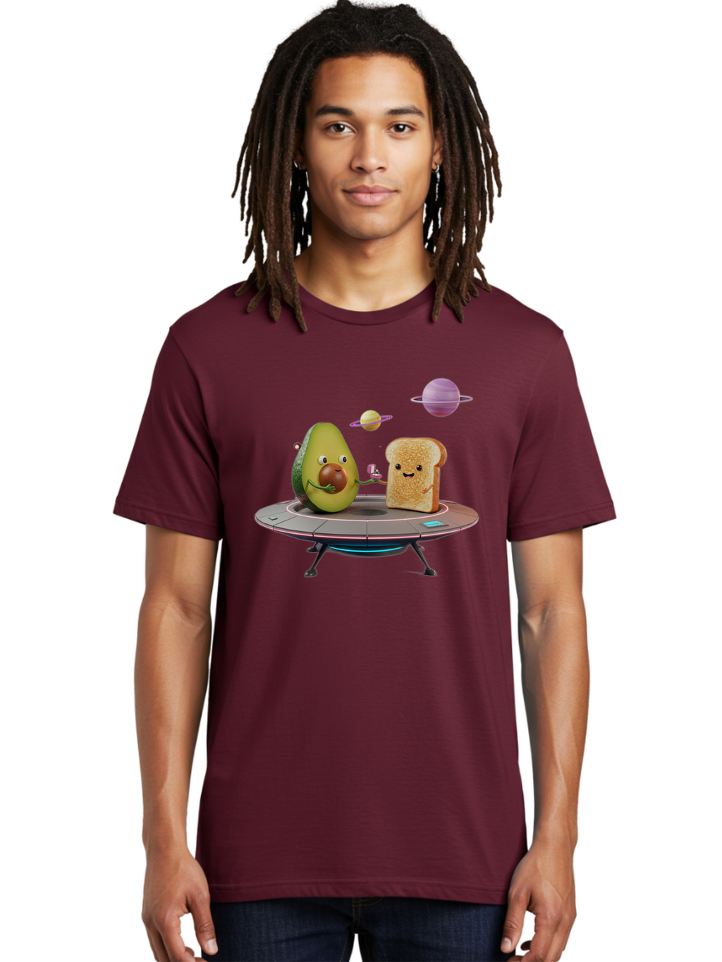 Avocado-Toast-Spacecraft Men'S Graphic Tee, 100% Cotton, Comfortable Casual Summer Wear, Machine Washable, Vintage Camera, Old Camera, Antique Camera, Black Camera, Classic Photography, Photography Equipment, Nostalgic Device, Film Camera, Bah546