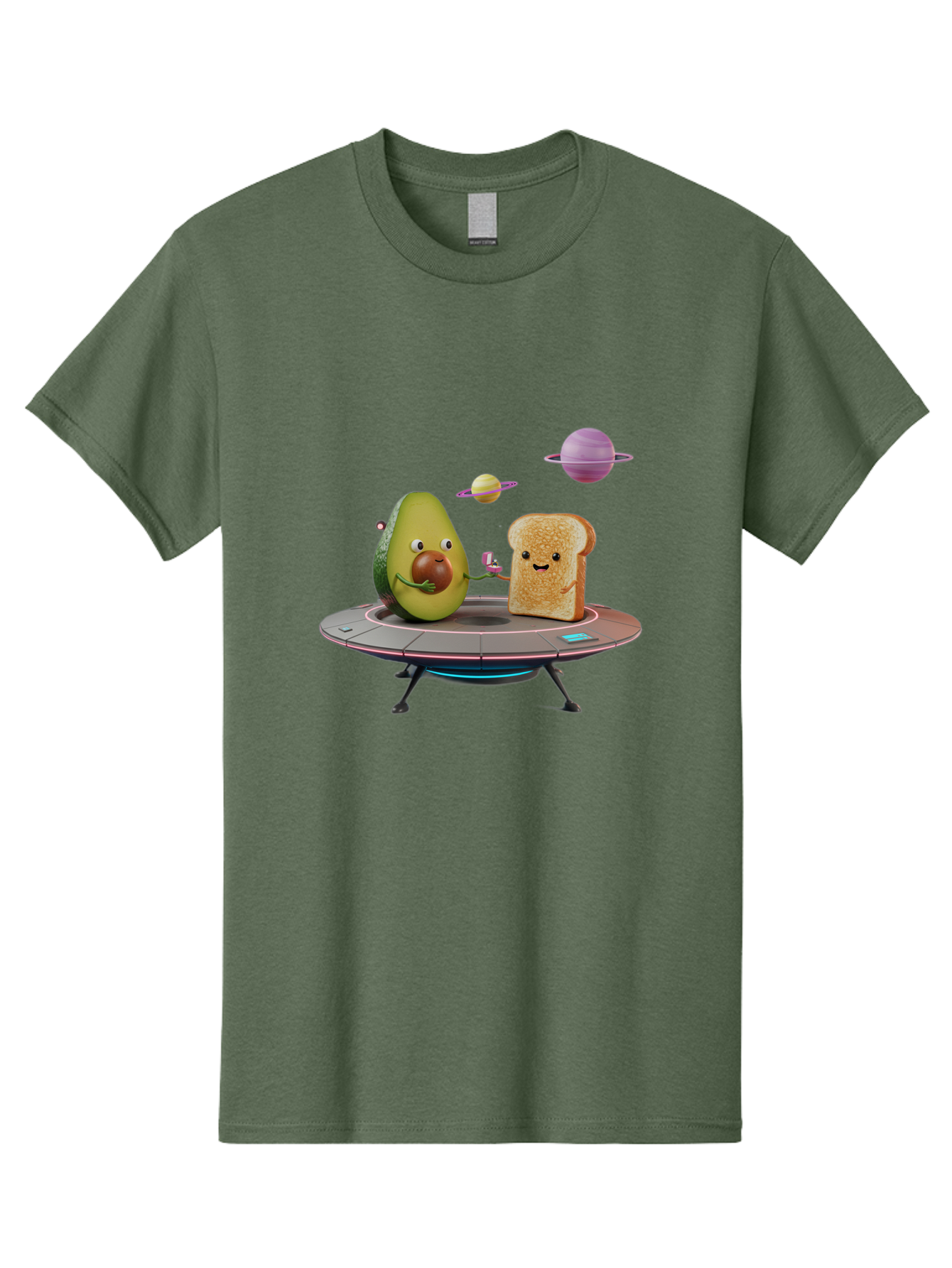 Avocado-Toast-Spacecraft Men'S Graphic Tee, 100% Cotton, Comfortable Casual Summer Wear, Machine Washable, Vintage Camera, Old Camera, Antique Camera, Black Camera, Classic Photography, Photography Equipment, Nostalgic Device, Film Camera, Bah546