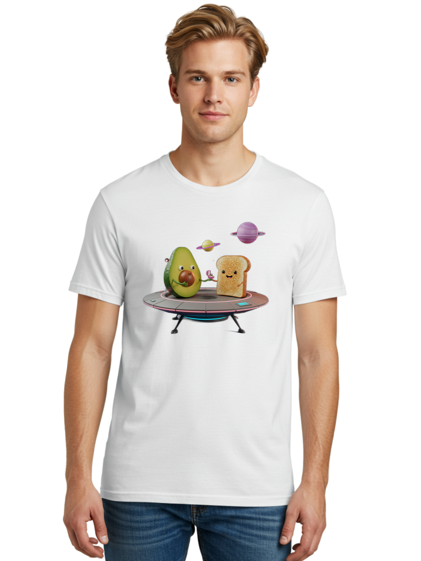 Avocado-Toast-Spacecraft Men'S Graphic Tee, 100% Cotton, Comfortable Casual Summer Wear, Machine Washable, Vintage Camera, Old Camera, Antique Camera, Black Camera, Classic Photography, Photography Equipment, Nostalgic Device, Film Camera, Bah546