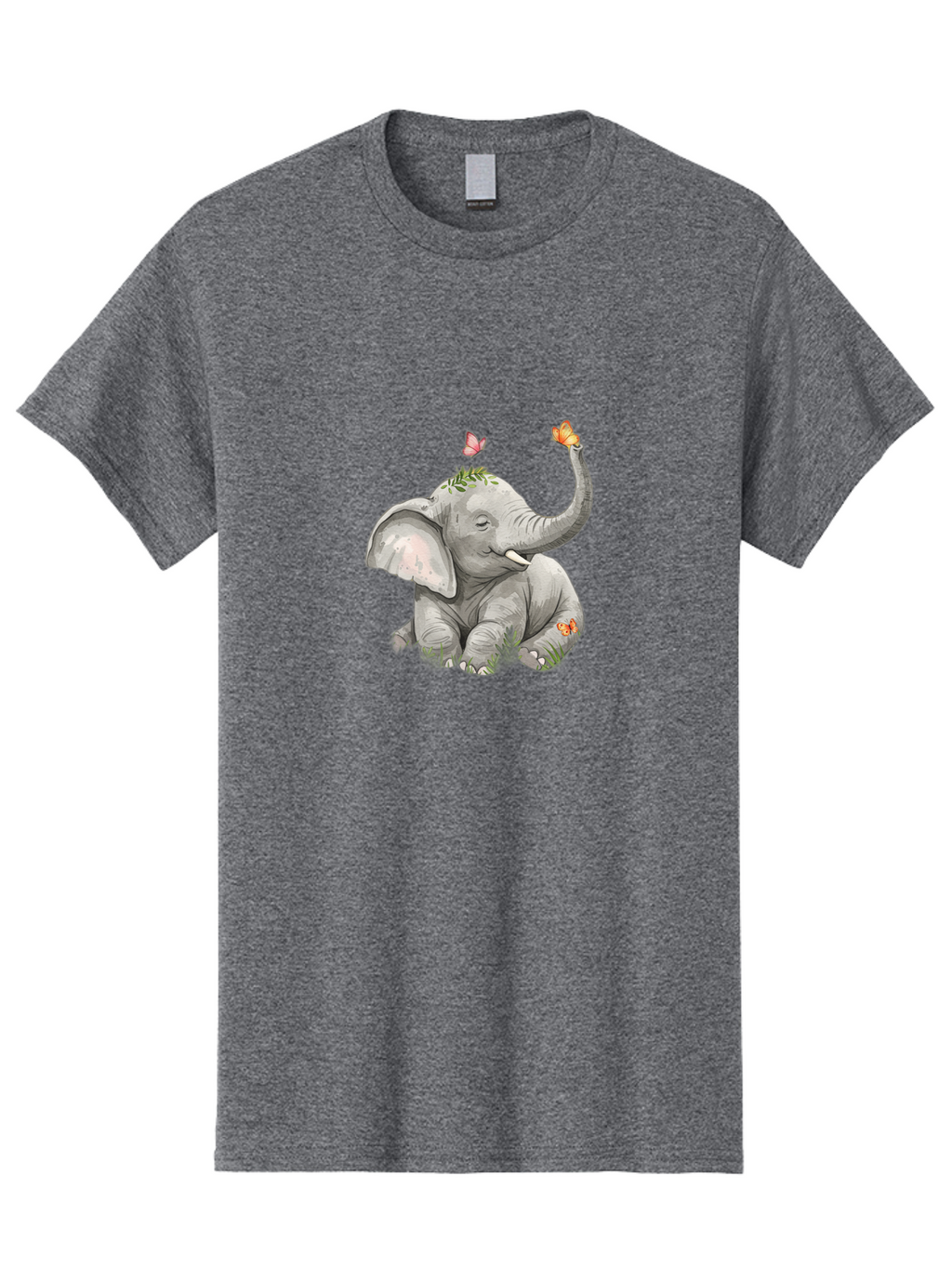 Baby-Elephant-With-Butterflies Men'S Graphic Tee, 100% Cotton, Comfortable Casual Summer Wear, Machine Washable, Vintage Camera, Old Camera, Antique Camera, Black Camera, Classic Photography, Photography Equipment, Nostalgic Device, Bah548
