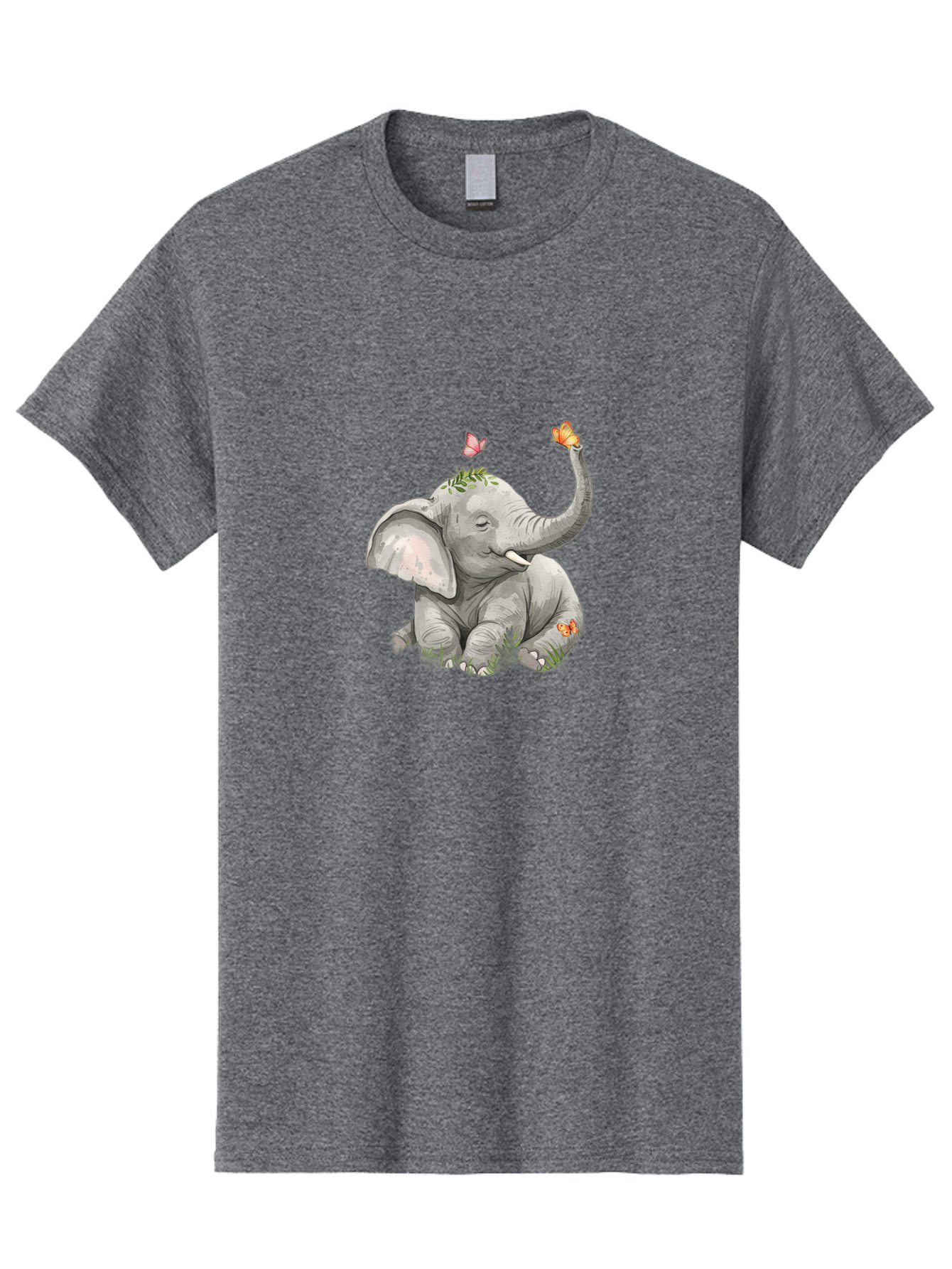 Baby-Elephant-With-Butterflies Men'S Graphic Tee, 100% Cotton, Comfortable Casual Summer Wear, Machine Washable, Vintage Camera, Old Camera, Antique Camera, Black Camera, Classic Photography, Photography Equipment, Nostalgic Device, Bah548