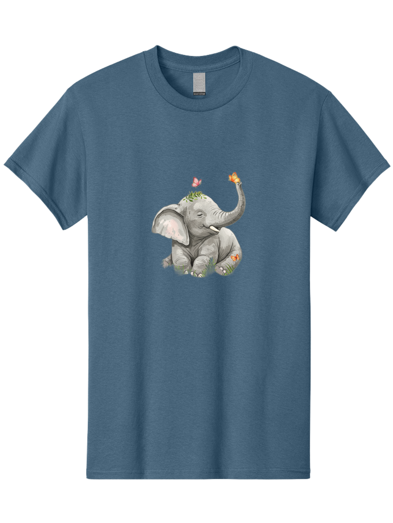 Baby-Elephant-With-Butterflies Men'S Graphic Tee, 100% Cotton, Comfortable Casual Summer Wear, Machine Washable, Vintage Camera, Old Camera, Antique Camera, Black Camera, Classic Photography, Photography Equipment, Nostalgic Device, Bah548