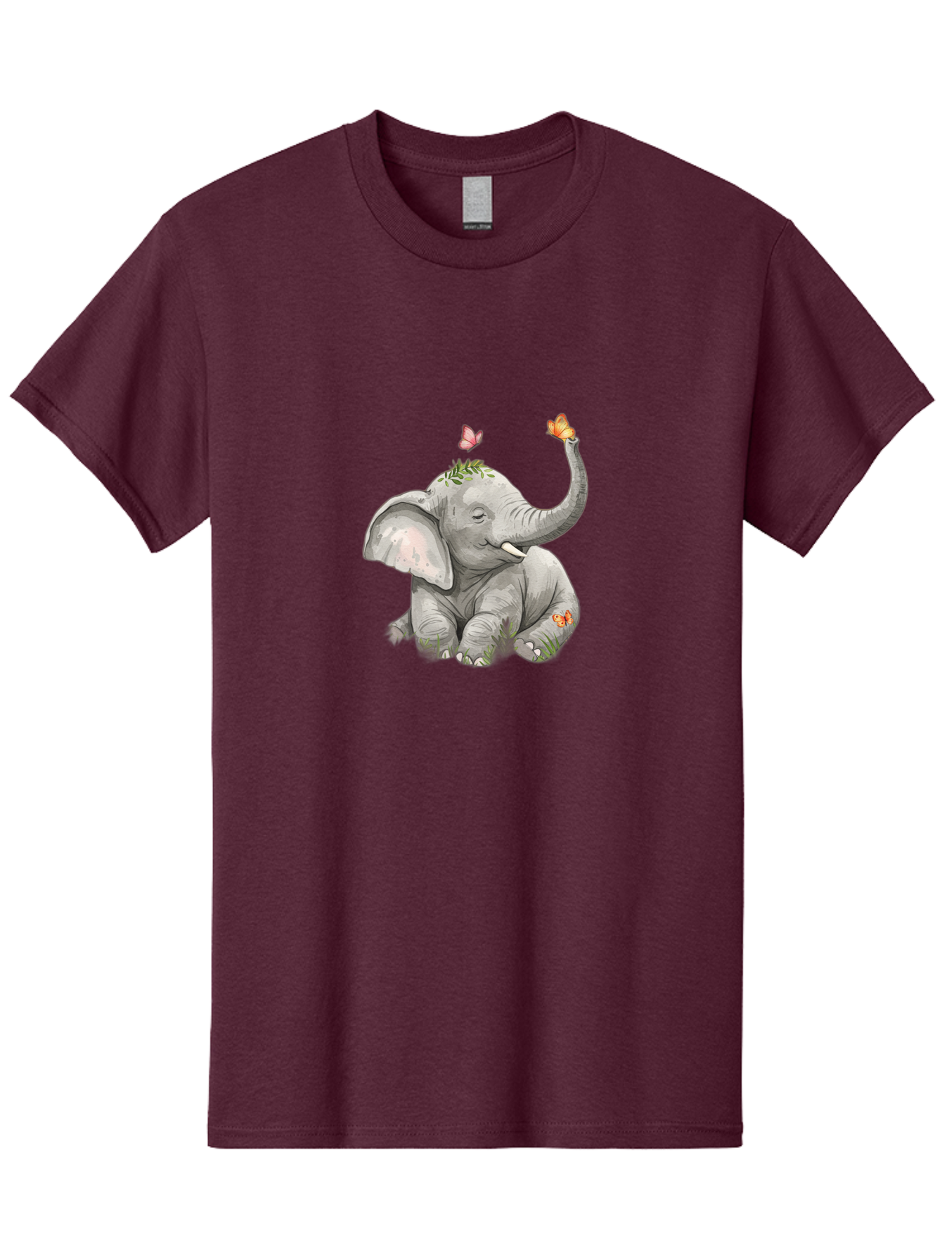 Baby-Elephant-With-Butterflies Men'S Graphic Tee, 100% Cotton, Comfortable Casual Summer Wear, Machine Washable, Vintage Camera, Old Camera, Antique Camera, Black Camera, Classic Photography, Photography Equipment, Nostalgic Device, Bah548
