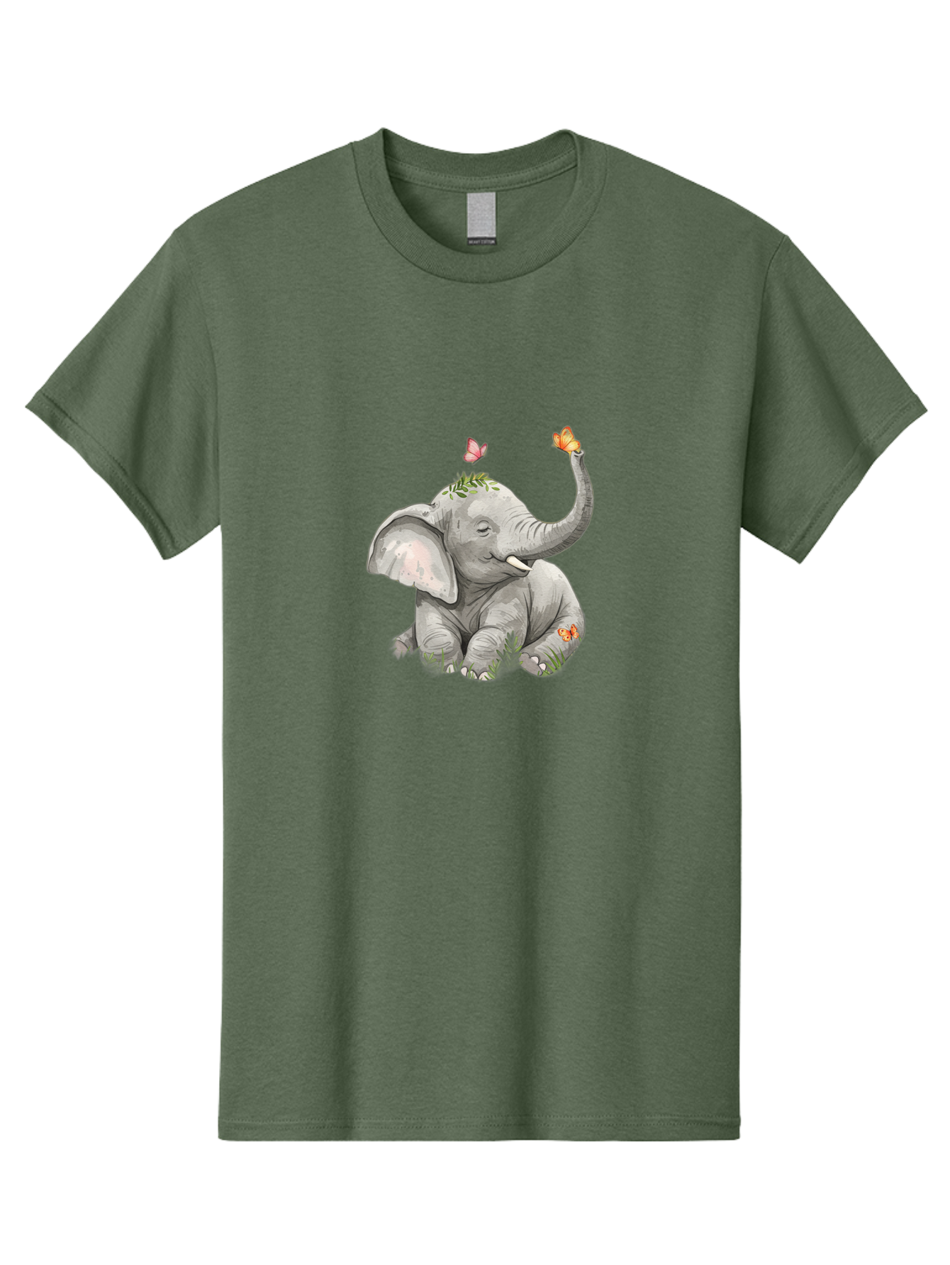 Baby-Elephant-With-Butterflies Men'S Graphic Tee, 100% Cotton, Comfortable Casual Summer Wear, Machine Washable, Vintage Camera, Old Camera, Antique Camera, Black Camera, Classic Photography, Photography Equipment, Nostalgic Device, Bah548