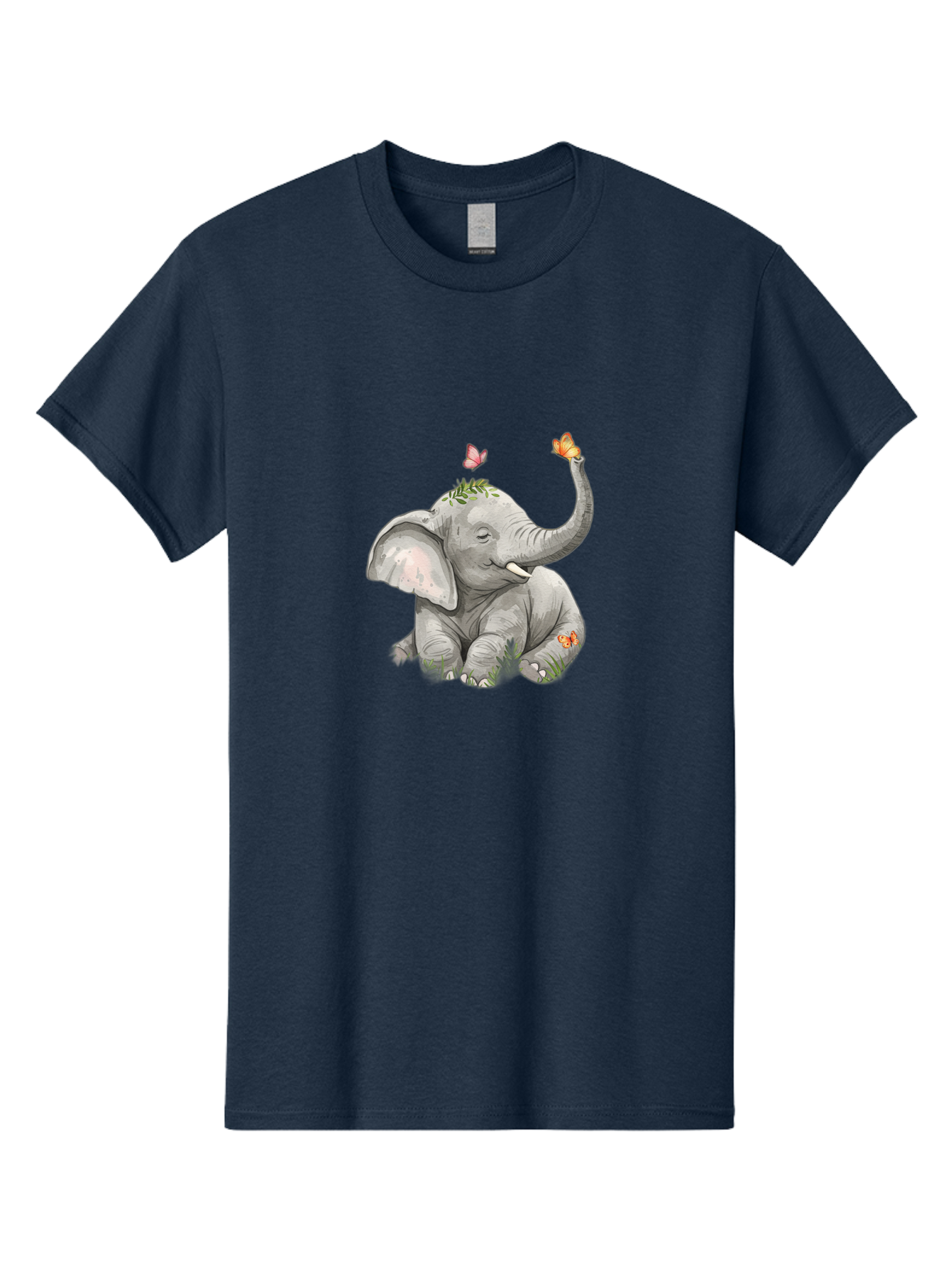 Baby-Elephant-With-Butterflies Men'S Graphic Tee, 100% Cotton, Comfortable Casual Summer Wear, Machine Washable, Vintage Camera, Old Camera, Antique Camera, Black Camera, Classic Photography, Photography Equipment, Nostalgic Device, Bah548