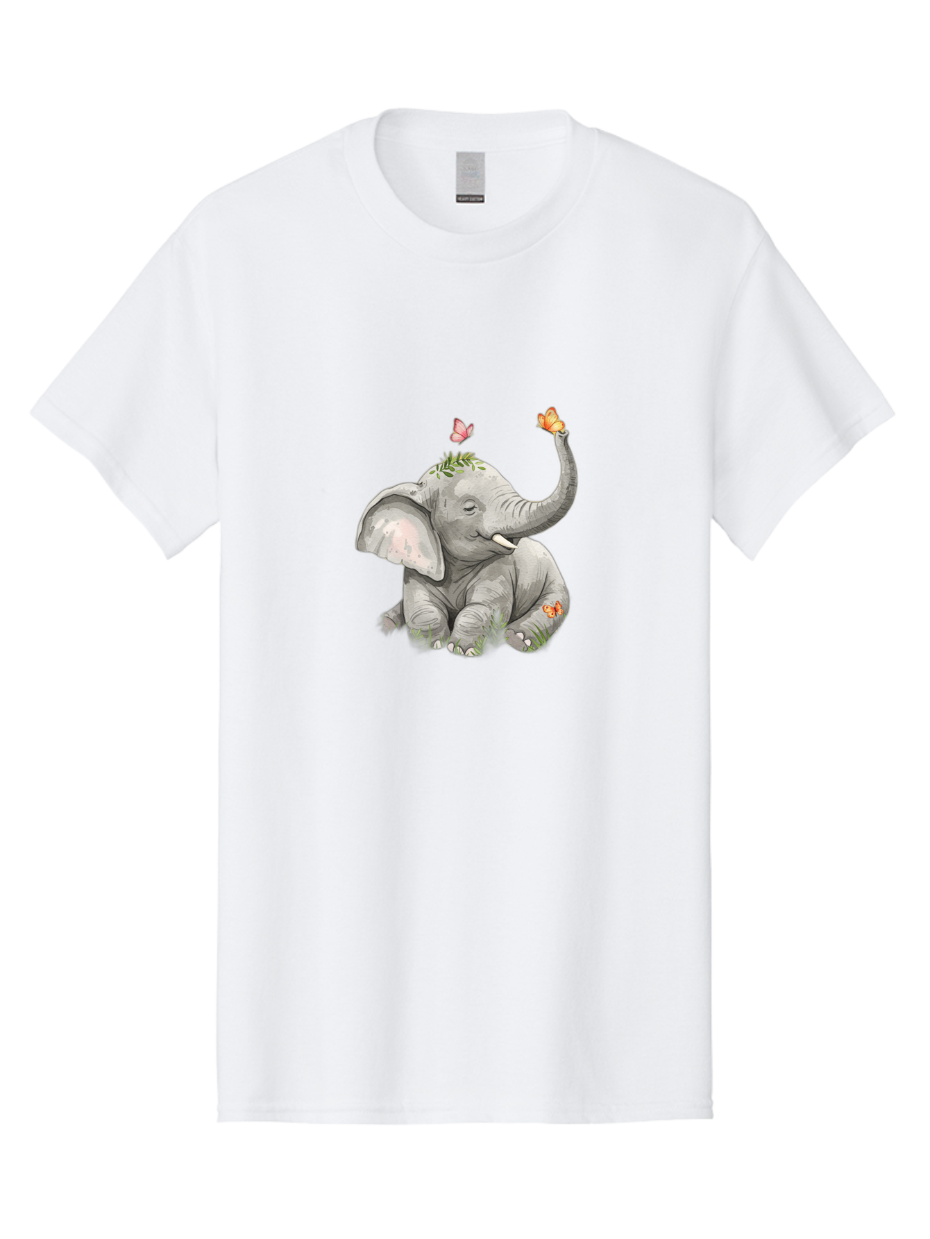 Baby-Elephant-With-Butterflies Men'S Graphic Tee, 100% Cotton, Comfortable Casual Summer Wear, Machine Washable, Vintage Camera, Old Camera, Antique Camera, Black Camera, Classic Photography, Photography Equipment, Nostalgic Device, Bah548