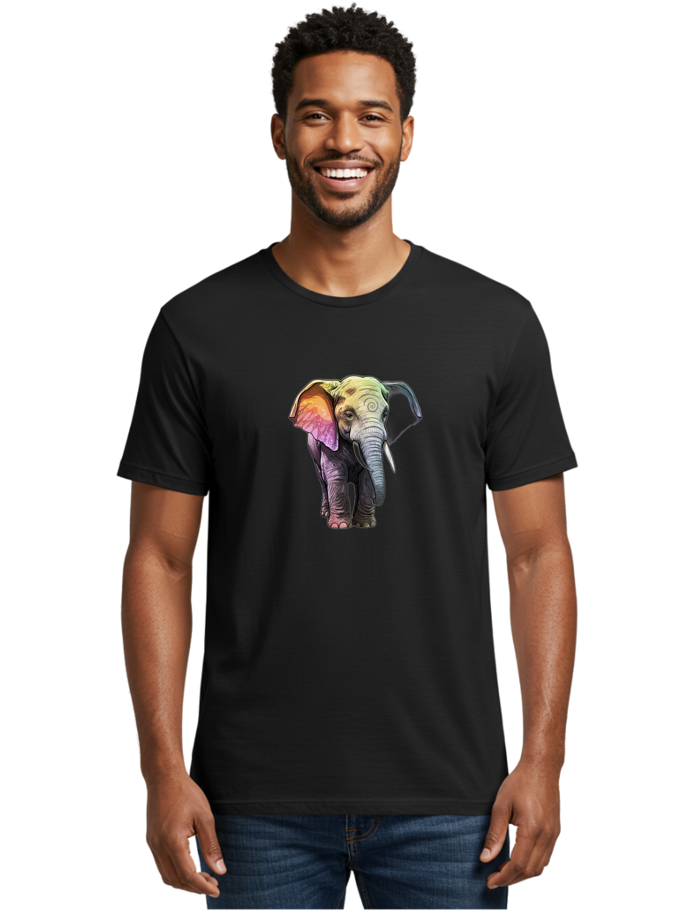 Baby-Elephant Men'S Graphic Tee, 100% Cotton, Comfortable Casual Summer Wear, Machine Washable, Vintage Camera, Old Camera, Antique Camera, Black Camera, Classic Photography, Photography Equipment, Nostalgic Device, Film Camera, Camera Art Bah549