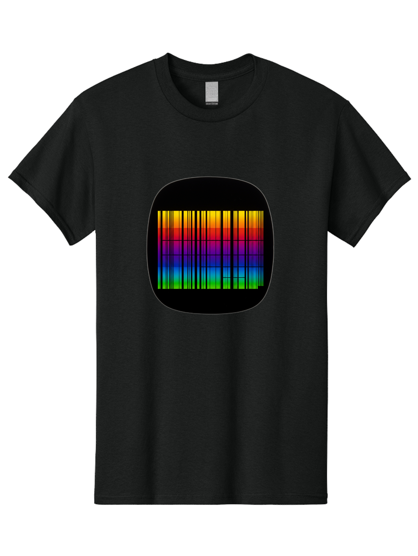 Barcode-Tv-Screen Men'S Graphic Tee, 100% Cotton, Comfortable Casual Summer Wear, Machine Washable, Vintage Camera, Old Camera, Antique Camera, Black Camera, Classic Photography, Photography Equipment, Nostalgic Device, Film Camera, Camera Art Bah551