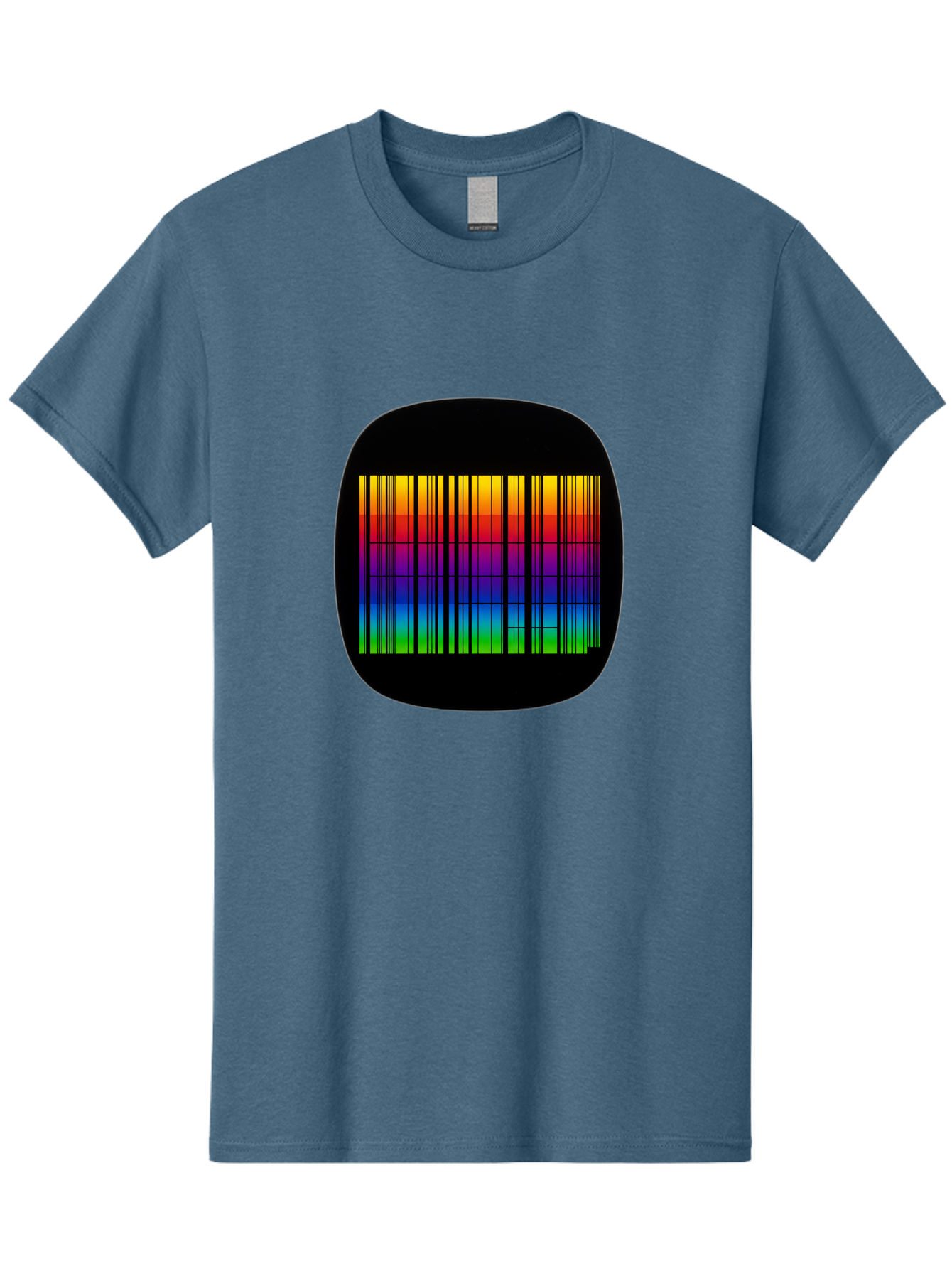 Barcode-Tv-Screen Men'S Graphic Tee, 100% Cotton, Comfortable Casual Summer Wear, Machine Washable, Vintage Camera, Old Camera, Antique Camera, Black Camera, Classic Photography, Photography Equipment, Nostalgic Device, Film Camera, Camera Art Bah551