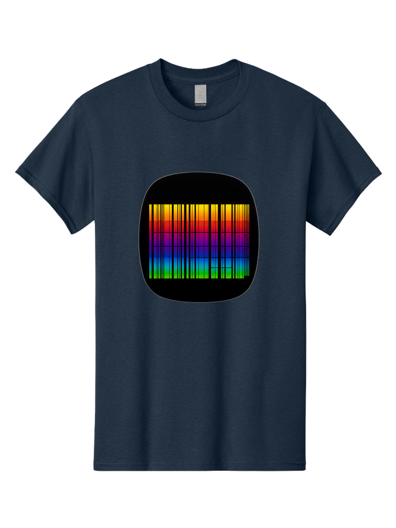Barcode-Tv-Screen Men'S Graphic Tee, 100% Cotton, Comfortable Casual Summer Wear, Machine Washable, Vintage Camera, Old Camera, Antique Camera, Black Camera, Classic Photography, Photography Equipment, Nostalgic Device, Film Camera, Camera Art Bah551