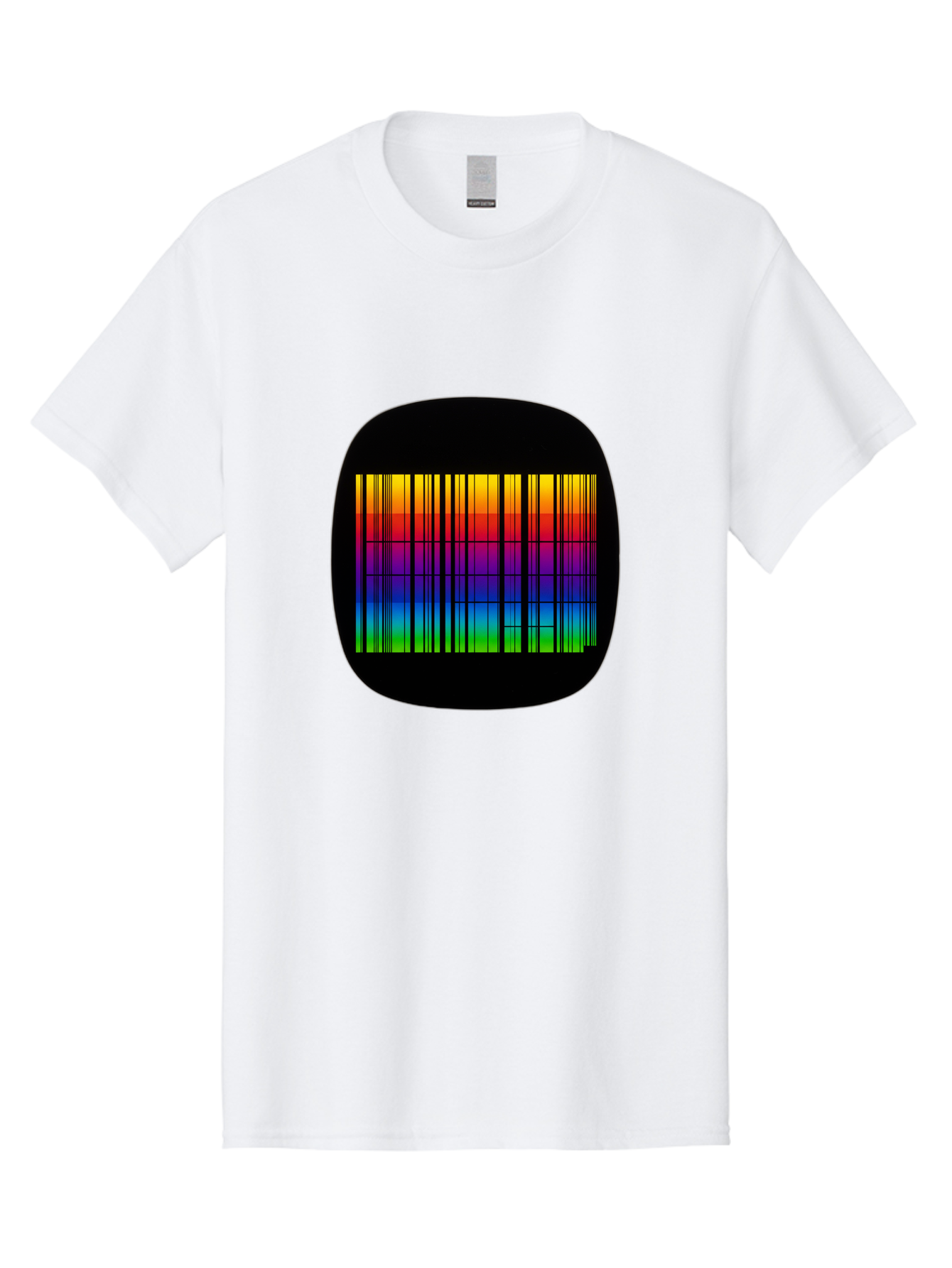 Barcode-Tv-Screen Men'S Graphic Tee, 100% Cotton, Comfortable Casual Summer Wear, Machine Washable, Vintage Camera, Old Camera, Antique Camera, Black Camera, Classic Photography, Photography Equipment, Nostalgic Device, Film Camera, Camera Art Bah551
