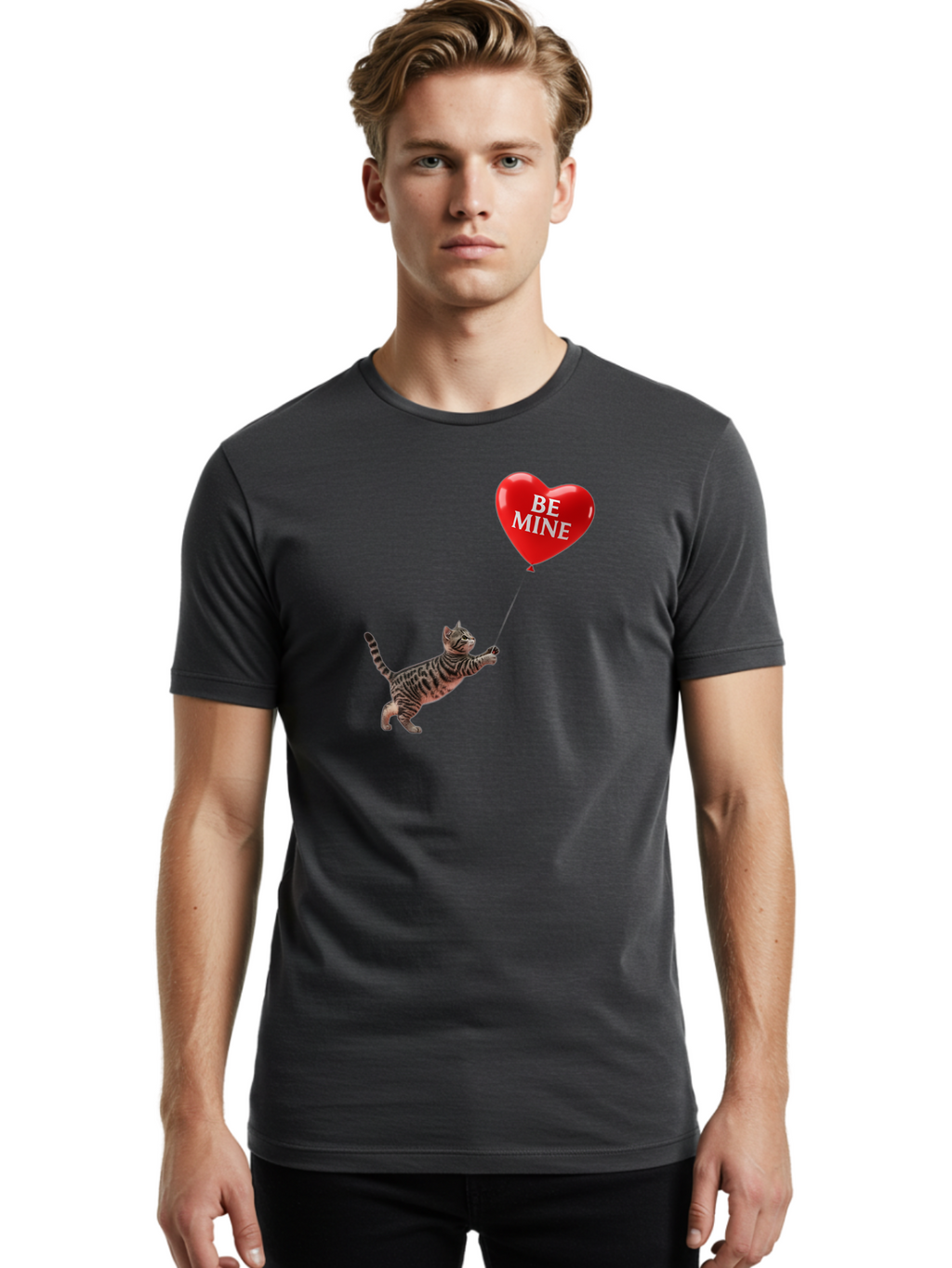 Be-Mine-Cat-3 Men'S Graphic Tee, 100% Cotton, Comfortable Casual Summer Wear, Machine Washable, Vintage Camera, Old Camera, Antique Camera, Black Camera, Classic Photography, Photography Equipment, Nostalgic Device, Film Camera, Camera Art Bah556