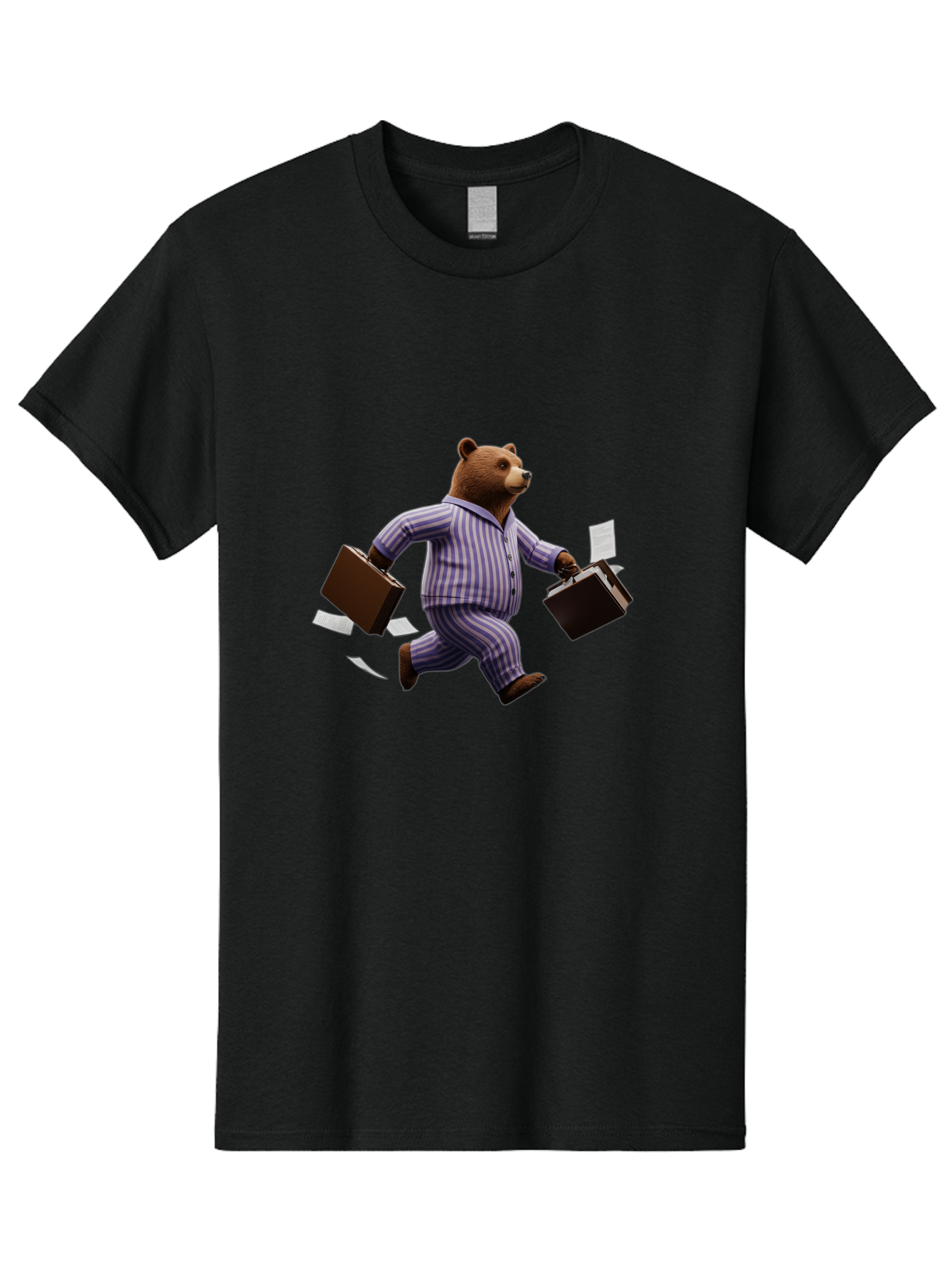 Bear-In-Pajamas-10 Men'S Graphic Tee, 100% Cotton, Comfortable Casual Summer Wear, Machine Washable, Vintage Camera, Old Camera, Antique Camera, Black Camera, Classic Photography, Photography Equipment, Nostalgic Device, Film Camera, Bah569