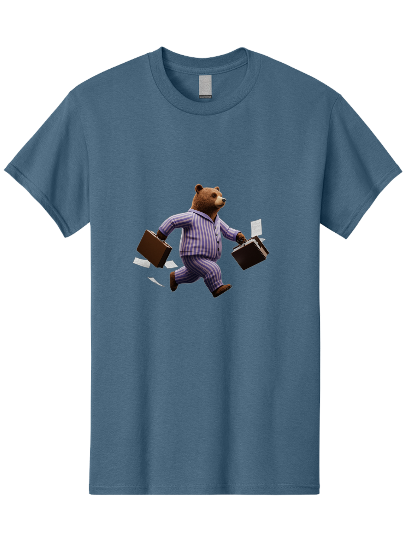 Bear-In-Pajamas-10 Men'S Graphic Tee, 100% Cotton, Comfortable Casual Summer Wear, Machine Washable, Vintage Camera, Old Camera, Antique Camera, Black Camera, Classic Photography, Photography Equipment, Nostalgic Device, Film Camera, Bah569