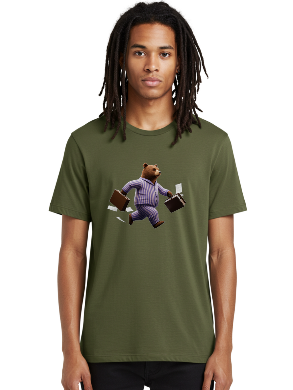 Bear-In-Pajamas-10 Men'S Graphic Tee, 100% Cotton, Comfortable Casual Summer Wear, Machine Washable, Vintage Camera, Old Camera, Antique Camera, Black Camera, Classic Photography, Photography Equipment, Nostalgic Device, Film Camera, Bah569