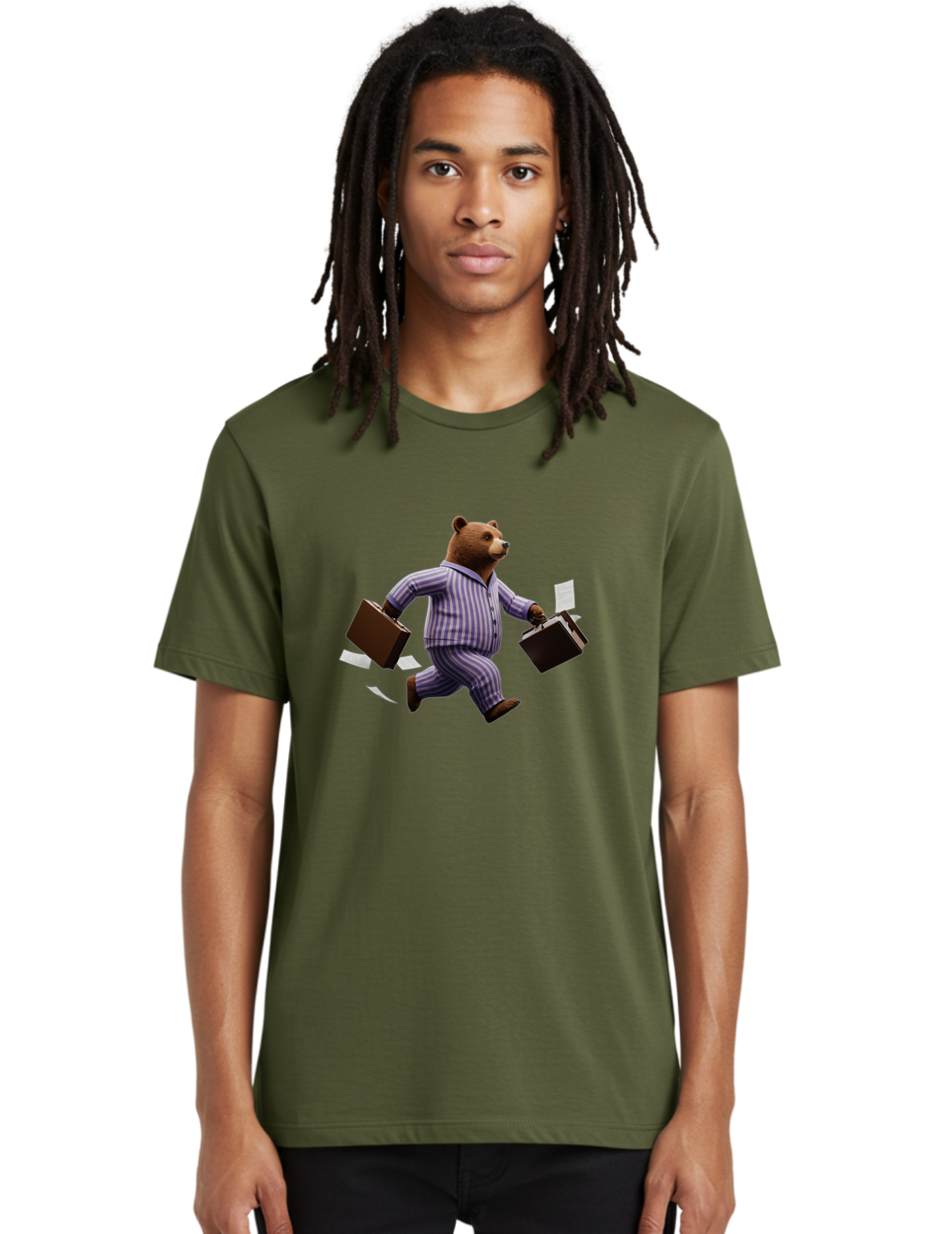 Bear-In-Pajamas-10 Men'S Graphic Tee, 100% Cotton, Comfortable Casual Summer Wear, Machine Washable, Vintage Camera, Old Camera, Antique Camera, Black Camera, Classic Photography, Photography Equipment, Nostalgic Device, Film Camera, Bah569