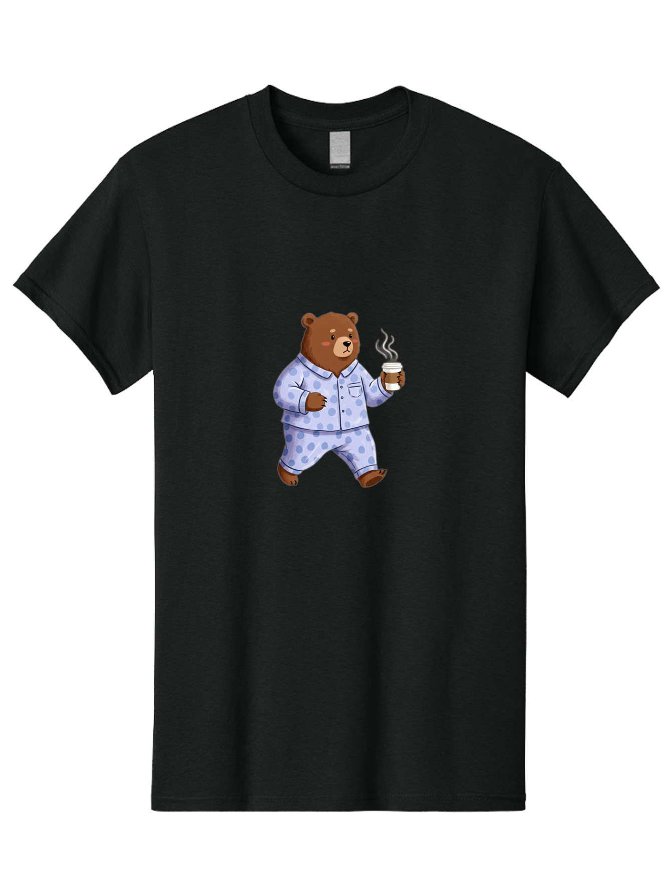 Bear-In-Pajamas-2 Men'S Graphic Tee, 100% Cotton, Comfortable Casual Summer Wear, Machine Washable, Vintage Camera, Old Camera, Antique Camera, Black Camera, Classic Photography, Photography Equipment, Nostalgic Device, Film Camera, Camera Art Bah570