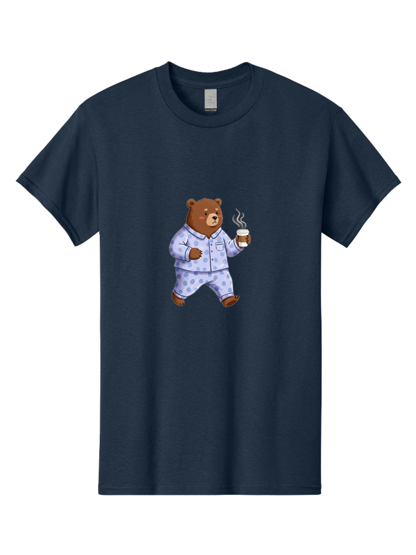 Bear-In-Pajamas-2 Men'S Graphic Tee, 100% Cotton, Comfortable Casual Summer Wear, Machine Washable, Vintage Camera, Old Camera, Antique Camera, Black Camera, Classic Photography, Photography Equipment, Nostalgic Device, Film Camera, Camera Art Bah570
