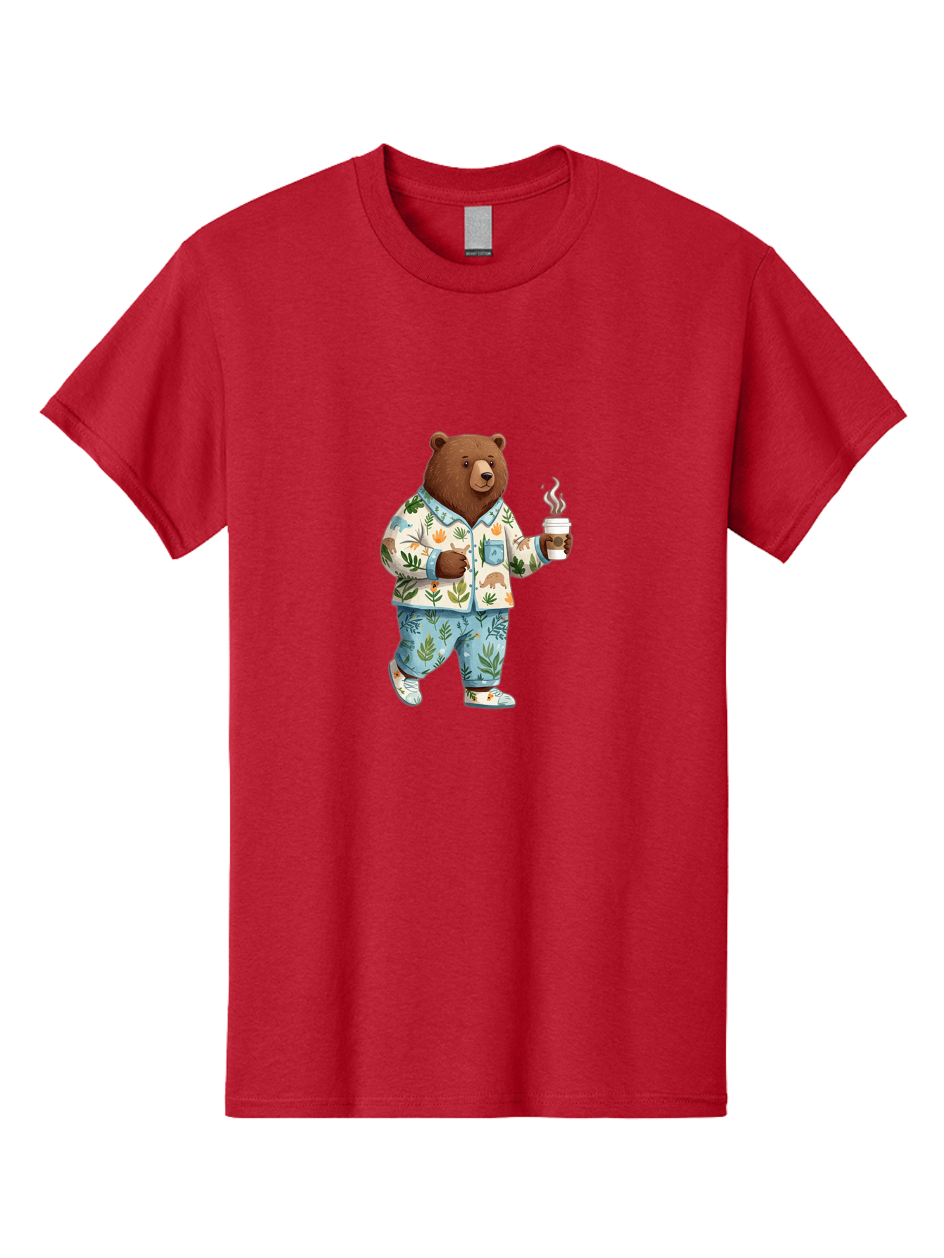 Bear-In-Pajamas-3 Men'S Graphic Tee, 100% Cotton, Comfortable Casual Summer Wear, Machine Washable, Vintage Camera, Old Camera, Antique Camera, Black Camera, Classic Photography, Photography Equipment, Nostalgic Device, Film Camera, Camera Art Bah571